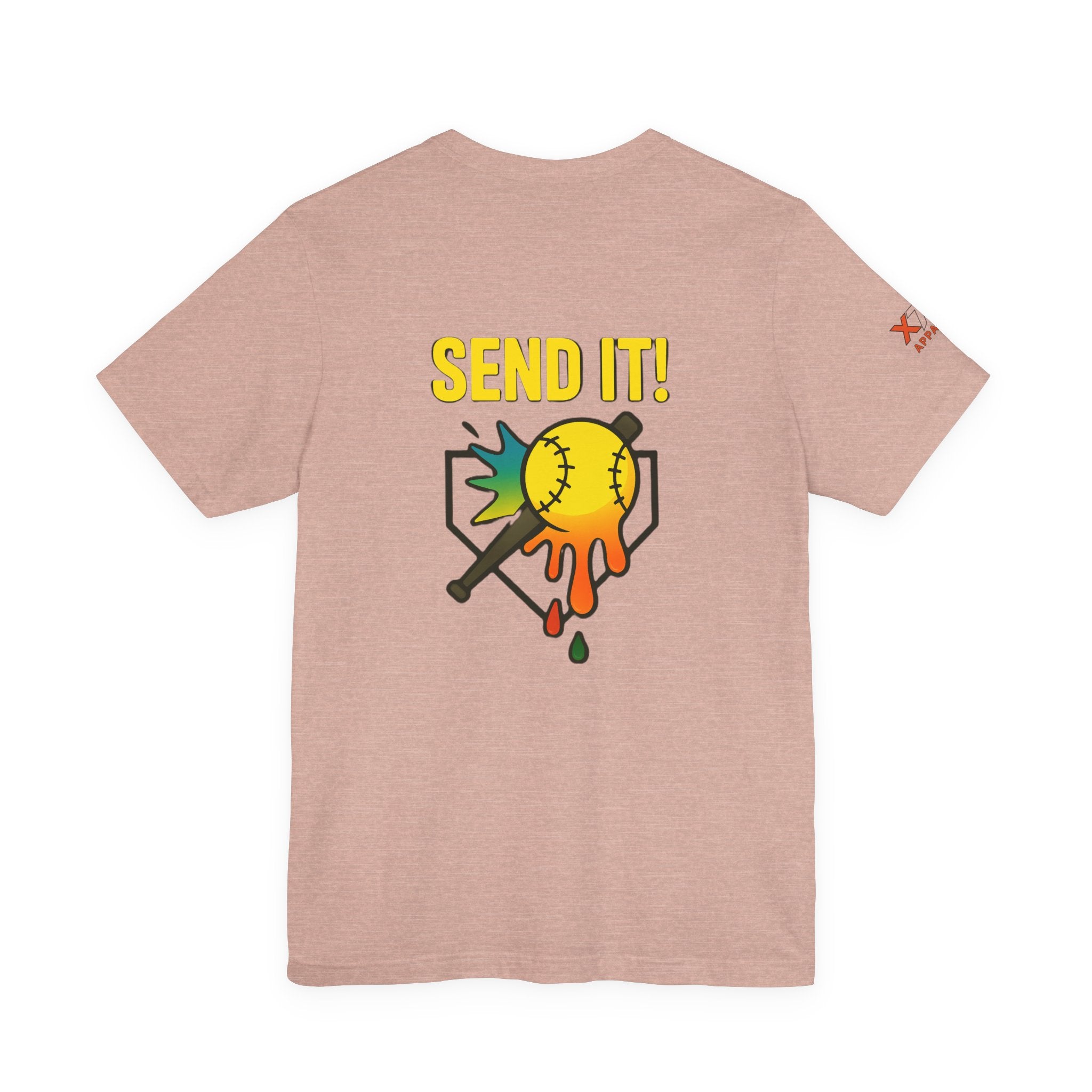 Send It Drippy Unisex Tee, Fun Sports Shirt, Gift for Athletes, Playful Casual Wear, Summer Essential
