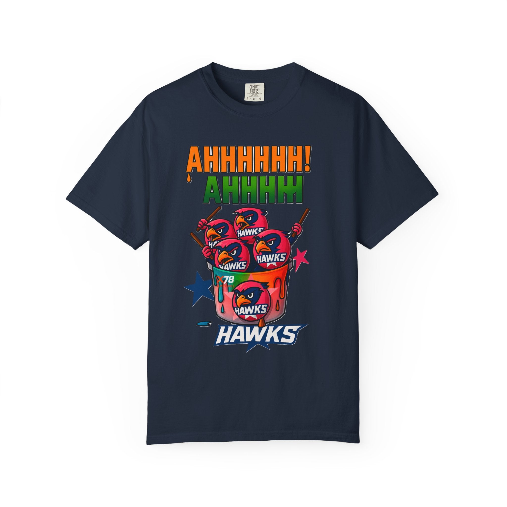 'AHHHHH' Fun Graphic T-Shirt for Fans, Casual Wear, Unisex Shirt, Perfect Gift for Sports Lovers, Vintage Style Tee