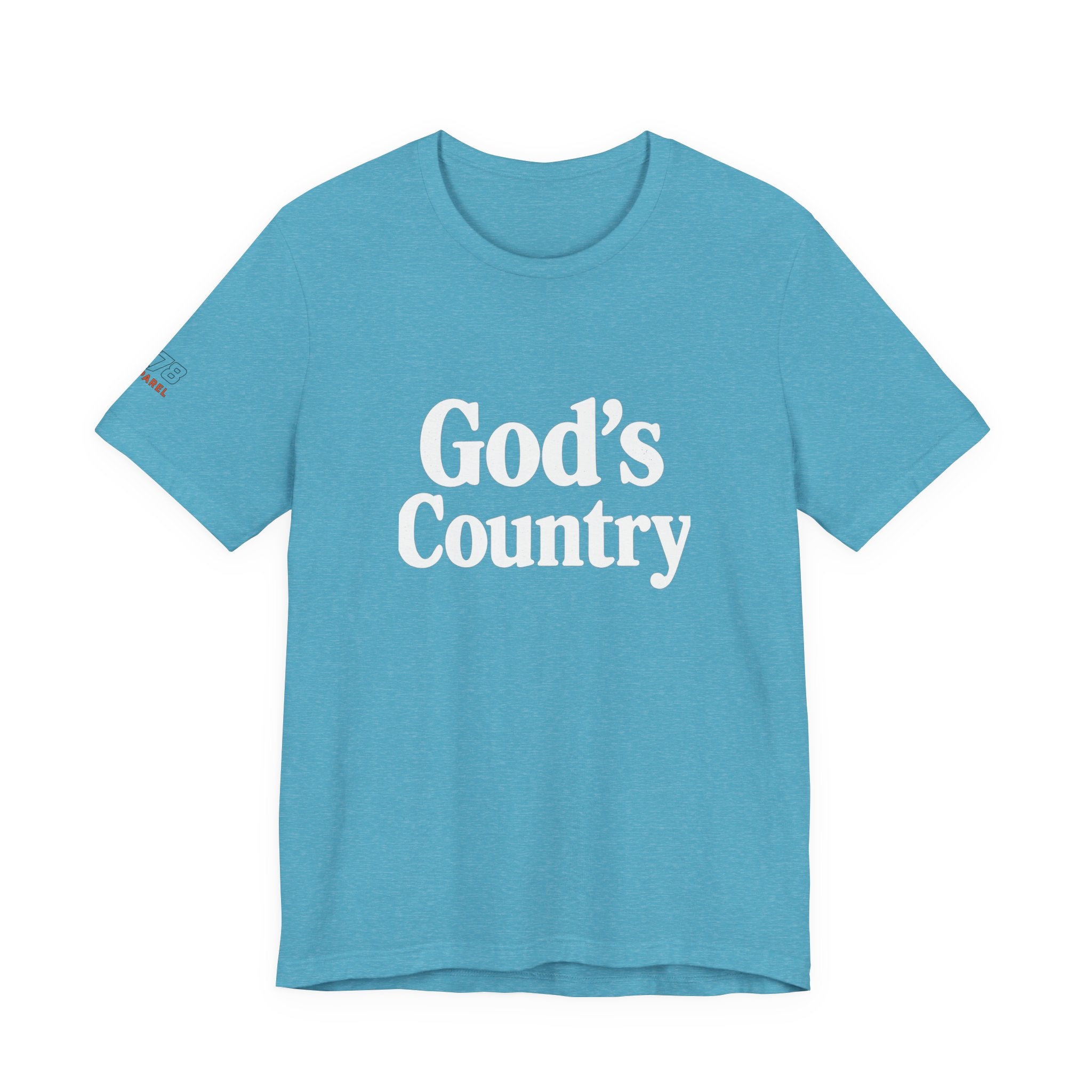 God's Country Tee, Casual Wear, Outdoor Activities, Faith-Based Apparel, Gift for Believers, Summer Wardrobe