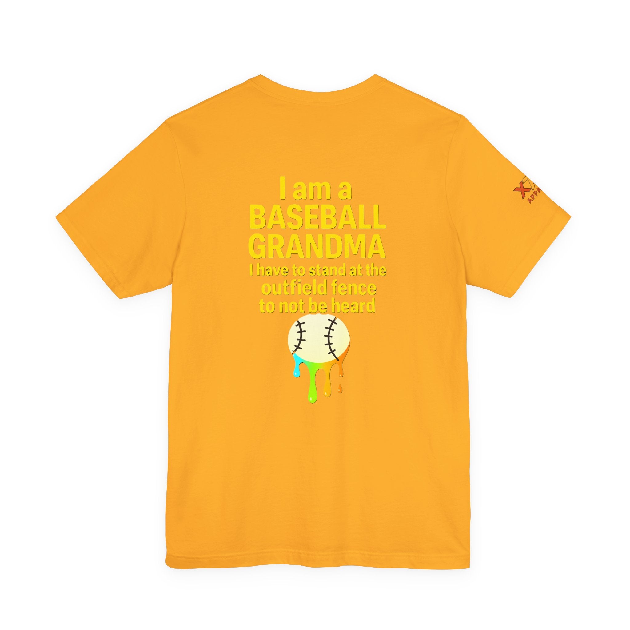 Baseball Grandma Not Heard DrippyTee, Funny Baseball Shirt, Gift for Grandma, Soft Cotton Top, Summer Baseball Outfit