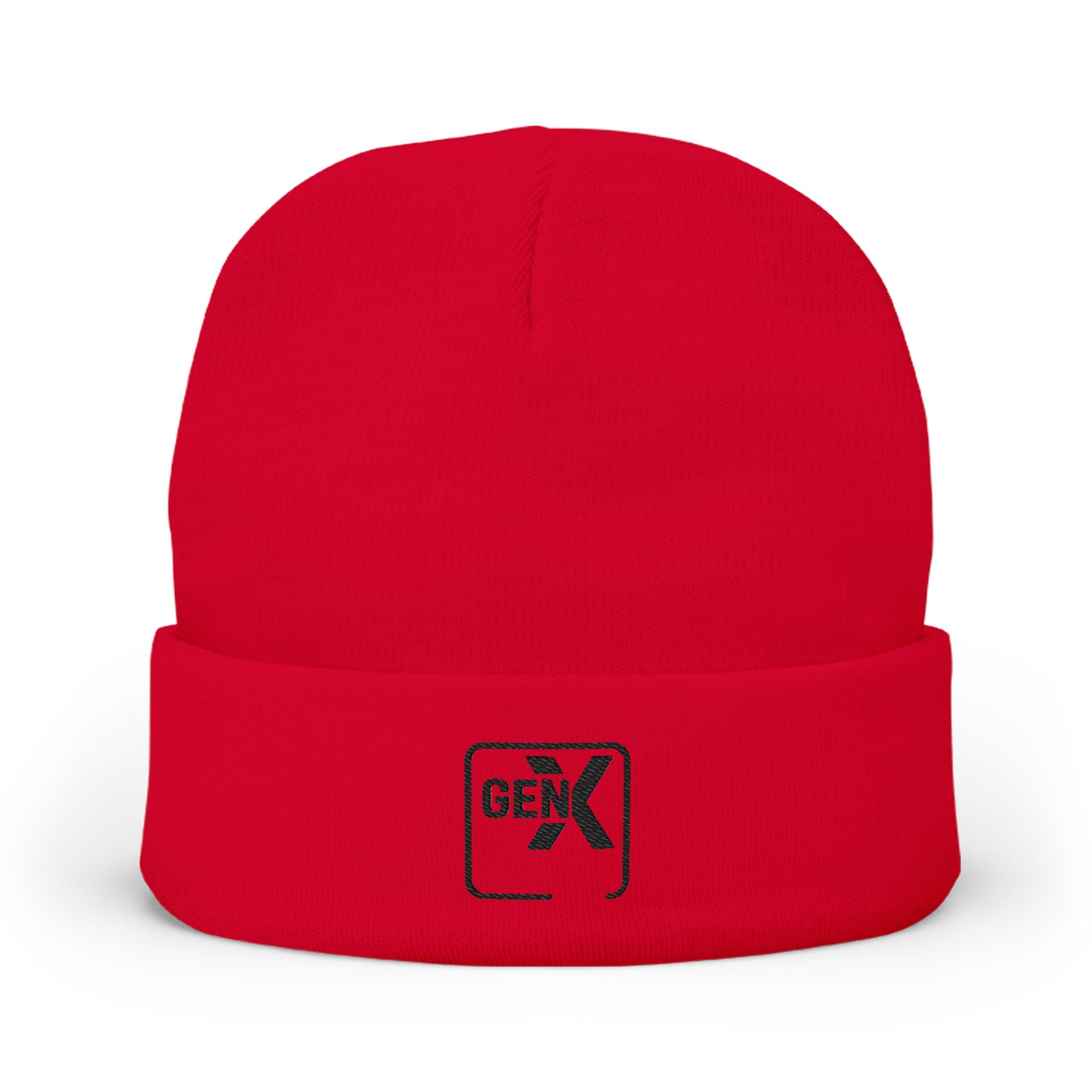 'Gen X' Stylish Gen X Knit Beanie, Cozy Winter Hat, Embroidered Beanie, Unique Gift for Gen X Lovers, Casual Everyday Wear, Trendy Accessory