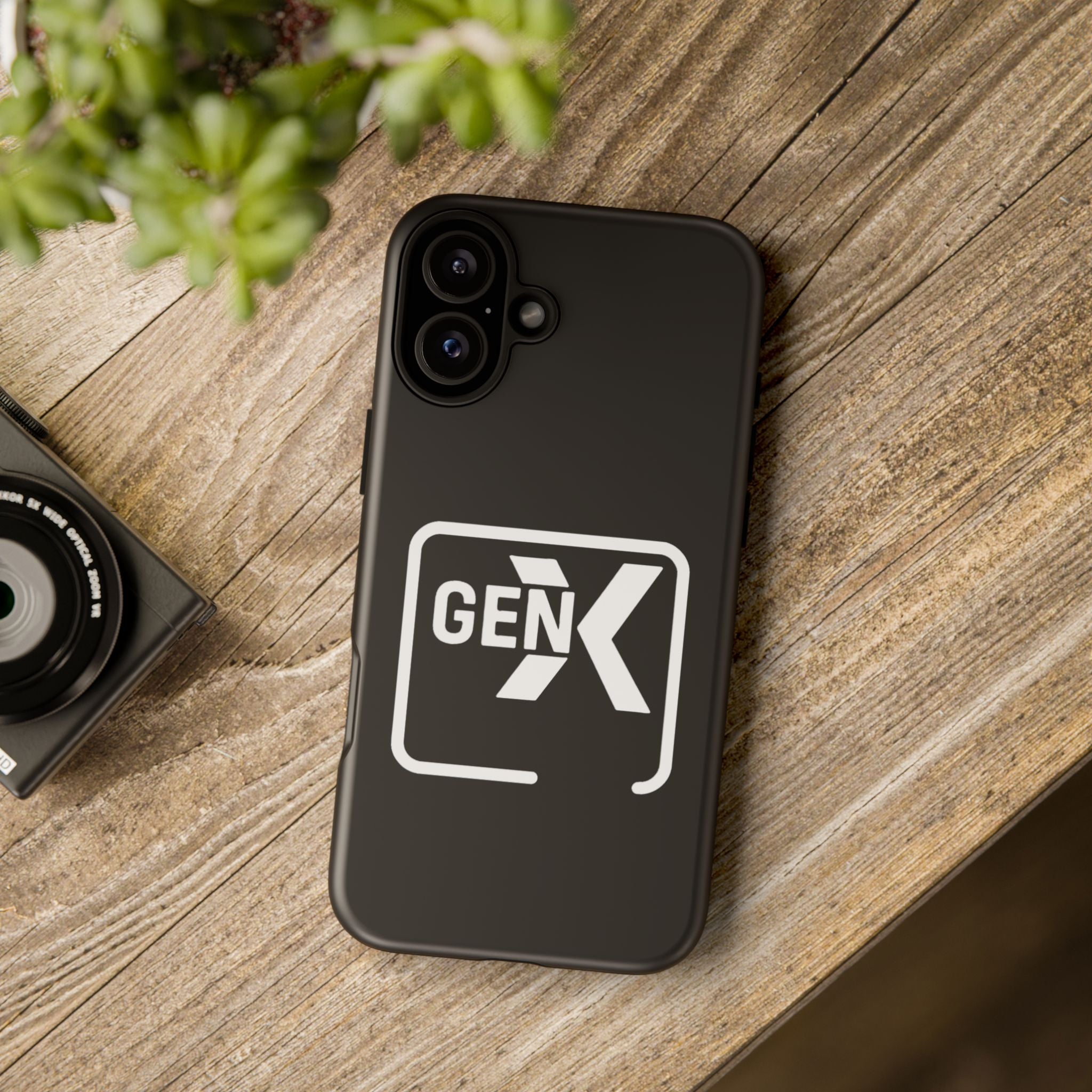 'Gen X' Phone Case, Tough Phone Cover, Retro Aesthetic iPhone Case, Vintage Style Cell Phone Accessories, Gift for Gen X