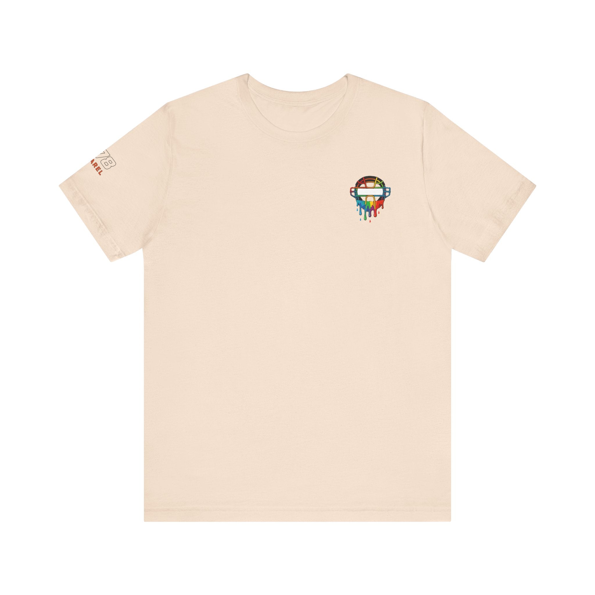 HOMERUN Drippy Colorful Unisex Jersey Tee with  Design - Perfect for Sports Days, Casual Outings, Gifts & Summer Fun