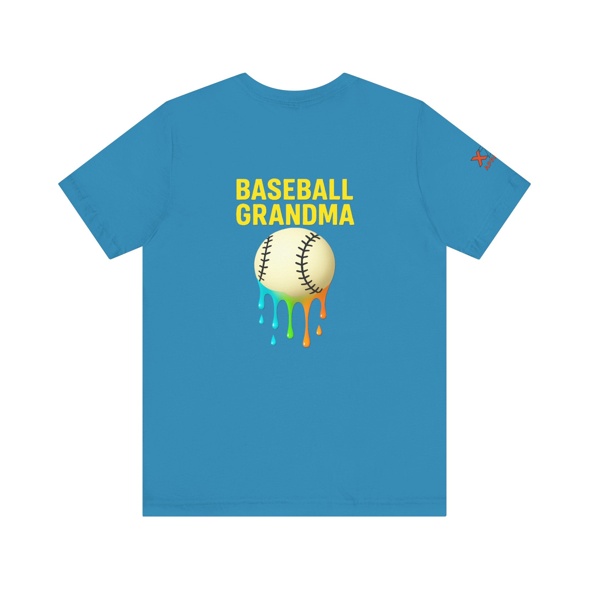 Baseball Grandma Drippy Unisex Tee, Perfect Gift for Baseball Lovers, Sporty T-Shirt for Moms, Fun Summer Wear, Birthday Gift Idea
