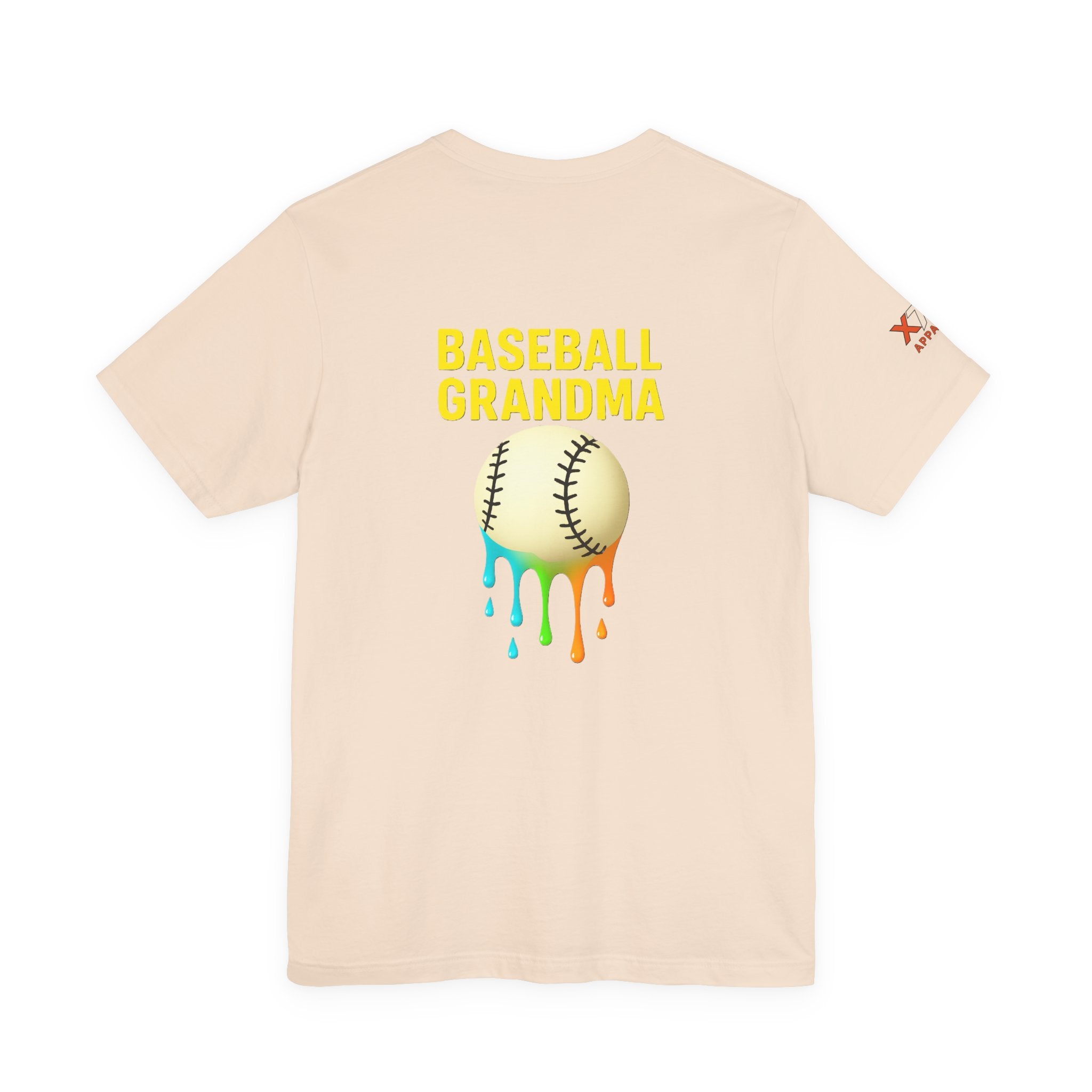 Baseball Grandma Drippy Unisex Tee, Perfect Gift for Baseball Lovers, Sporty T-Shirt for Moms, Fun Summer Wear, Birthday Gift Idea