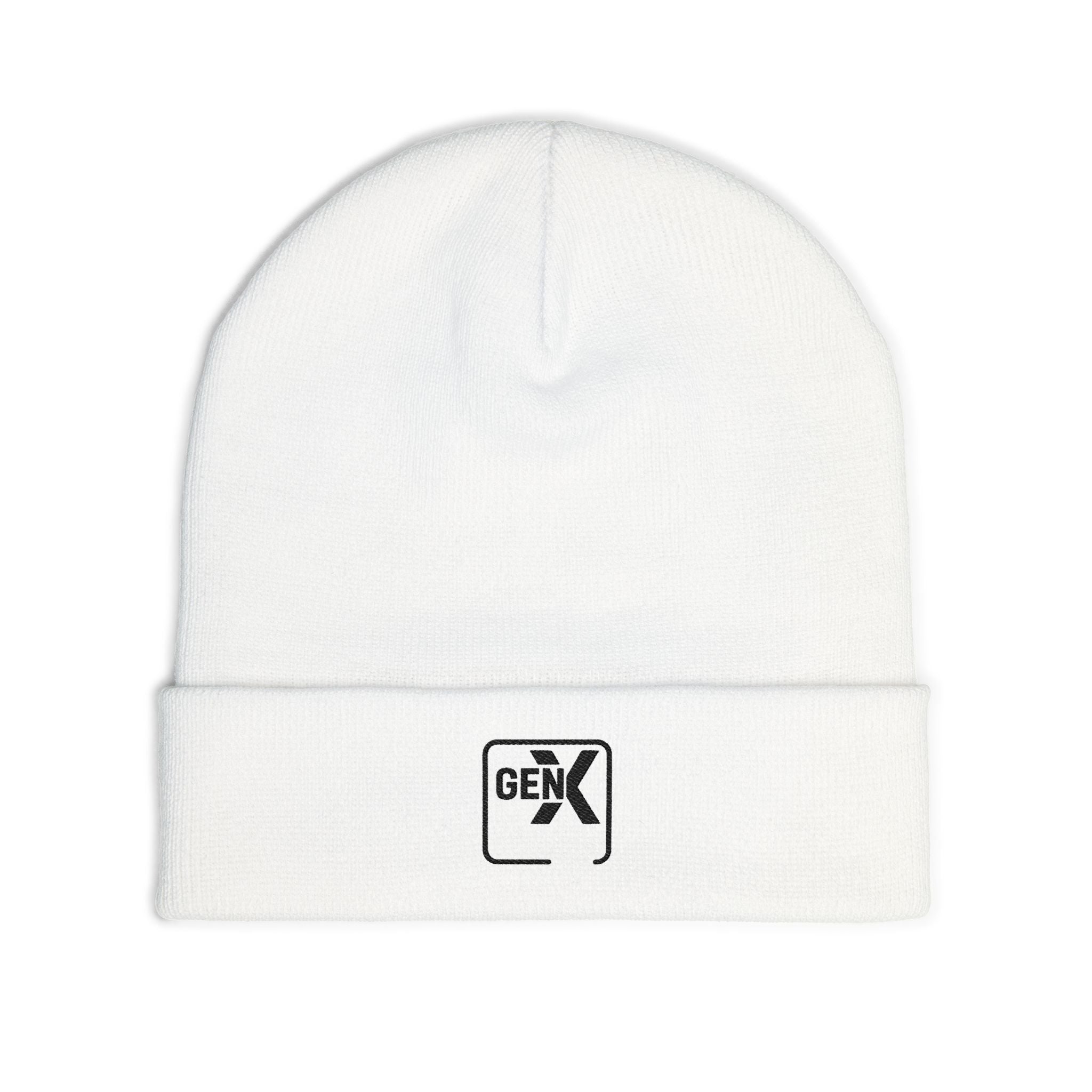 'Gen X' Stylish Gen X Knit Beanie, Cozy Winter Hat, Embroidered Beanie, Unique Gift for Gen X Lovers, Casual Everyday Wear, Trendy Accessory