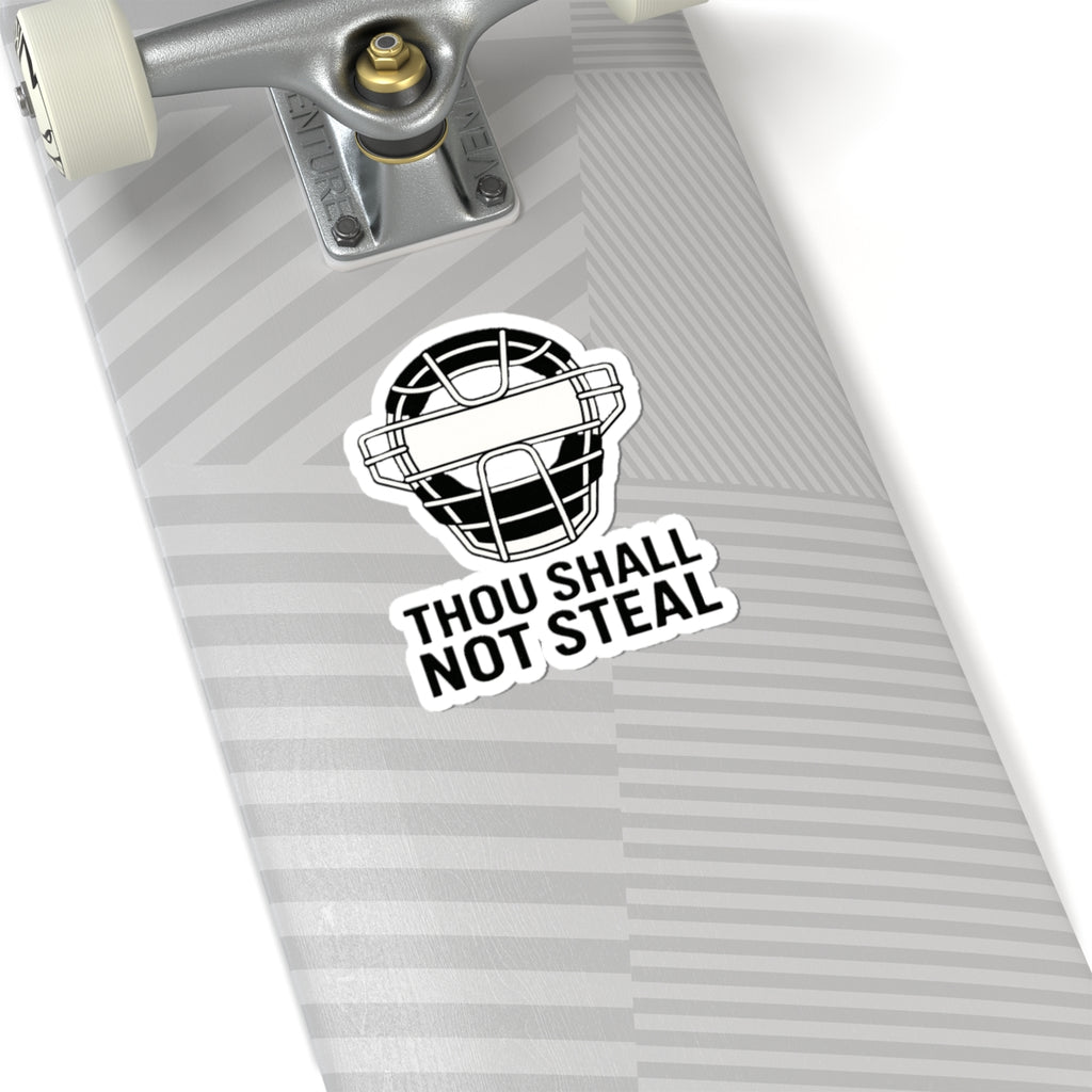 Thou Shall Not Steel  Sticker