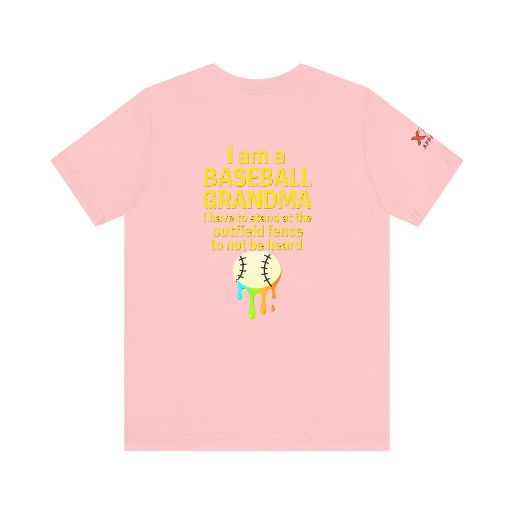 Baseball Grandma Not Heard DrippyTee, Funny Baseball Shirt, Gift for Grandma, Soft Cotton Top, Summer Baseball Outfit