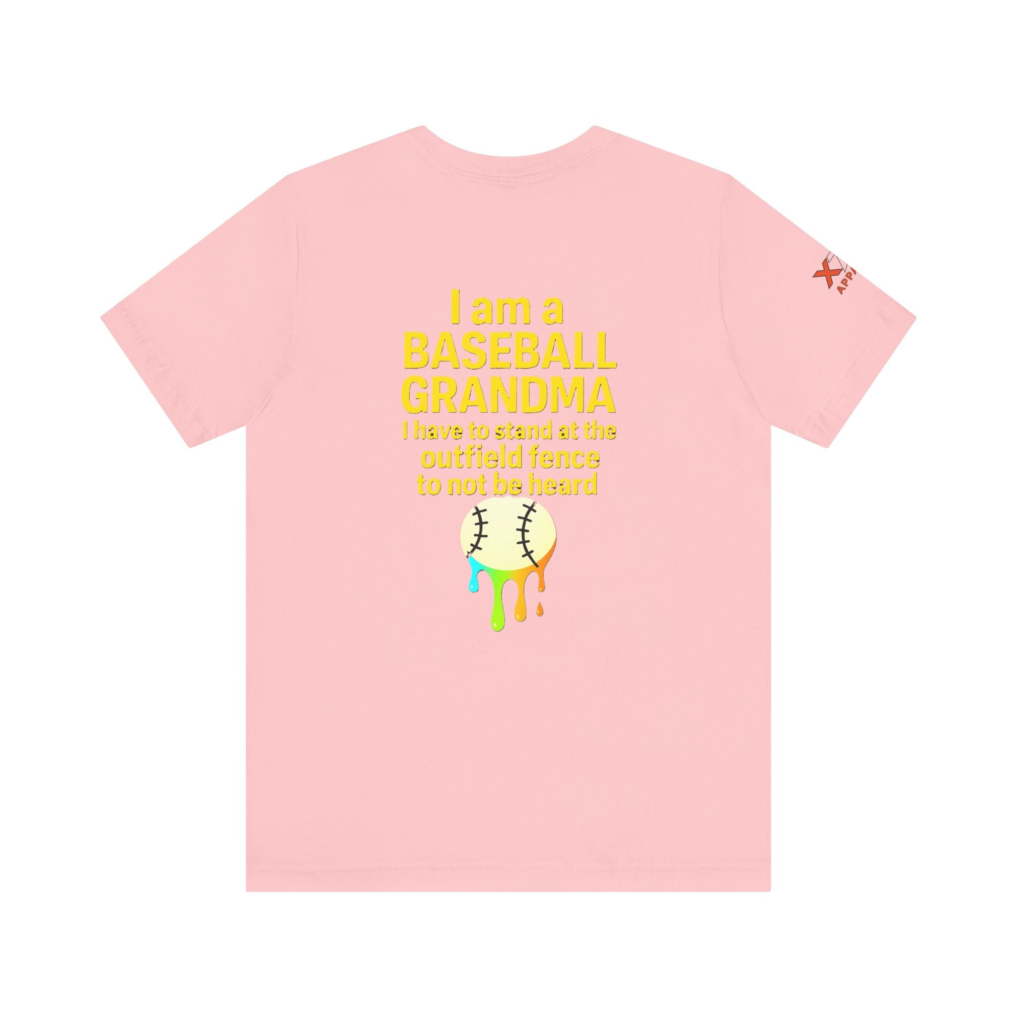 Baseball Grandma Not Heard DrippyTee, Funny Baseball Shirt, Gift for Grandma, Soft Cotton Top, Summer Baseball Outfit
