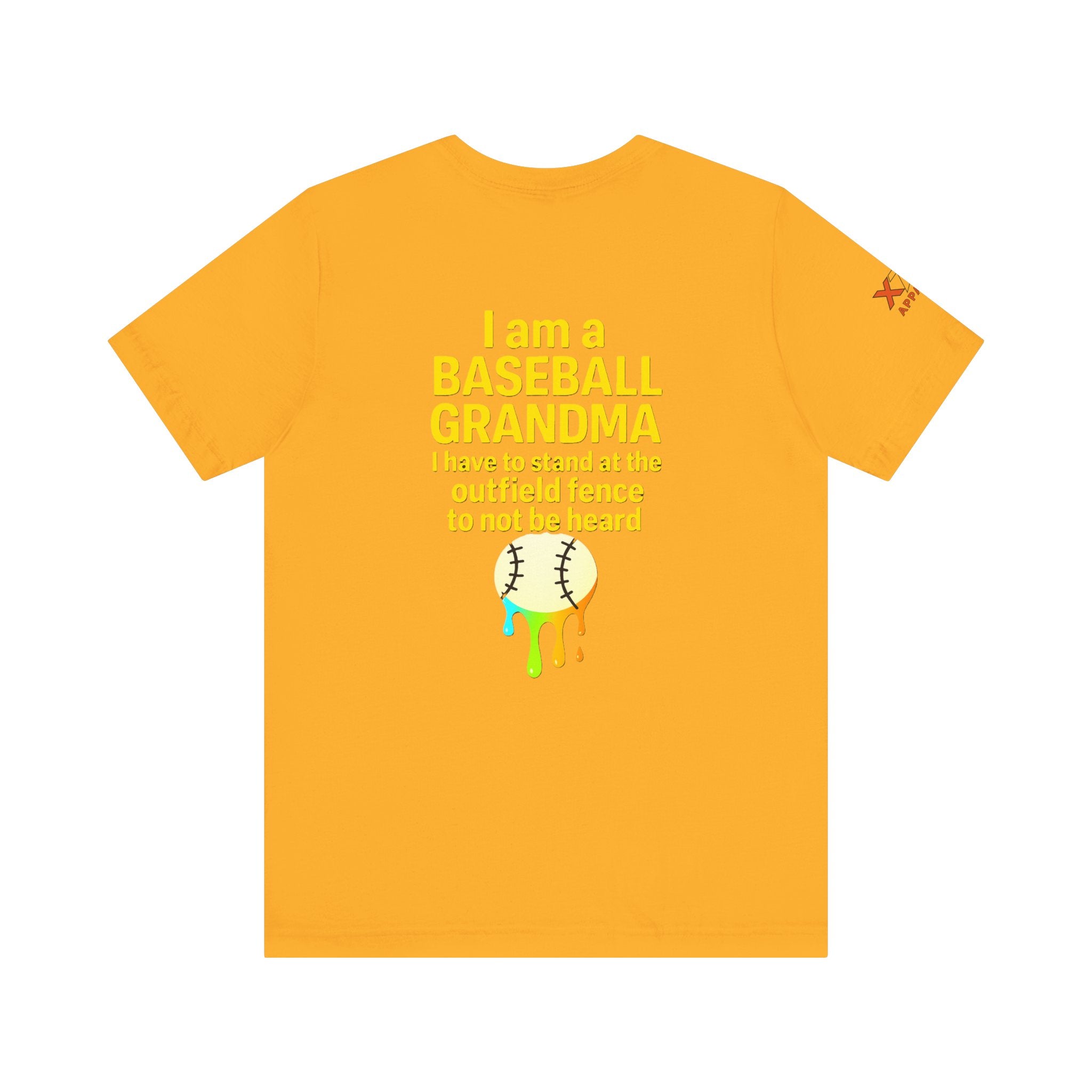 Baseball Grandma Not Heard DrippyTee, Funny Baseball Shirt, Gift for Grandma, Soft Cotton Top, Summer Baseball Outfit