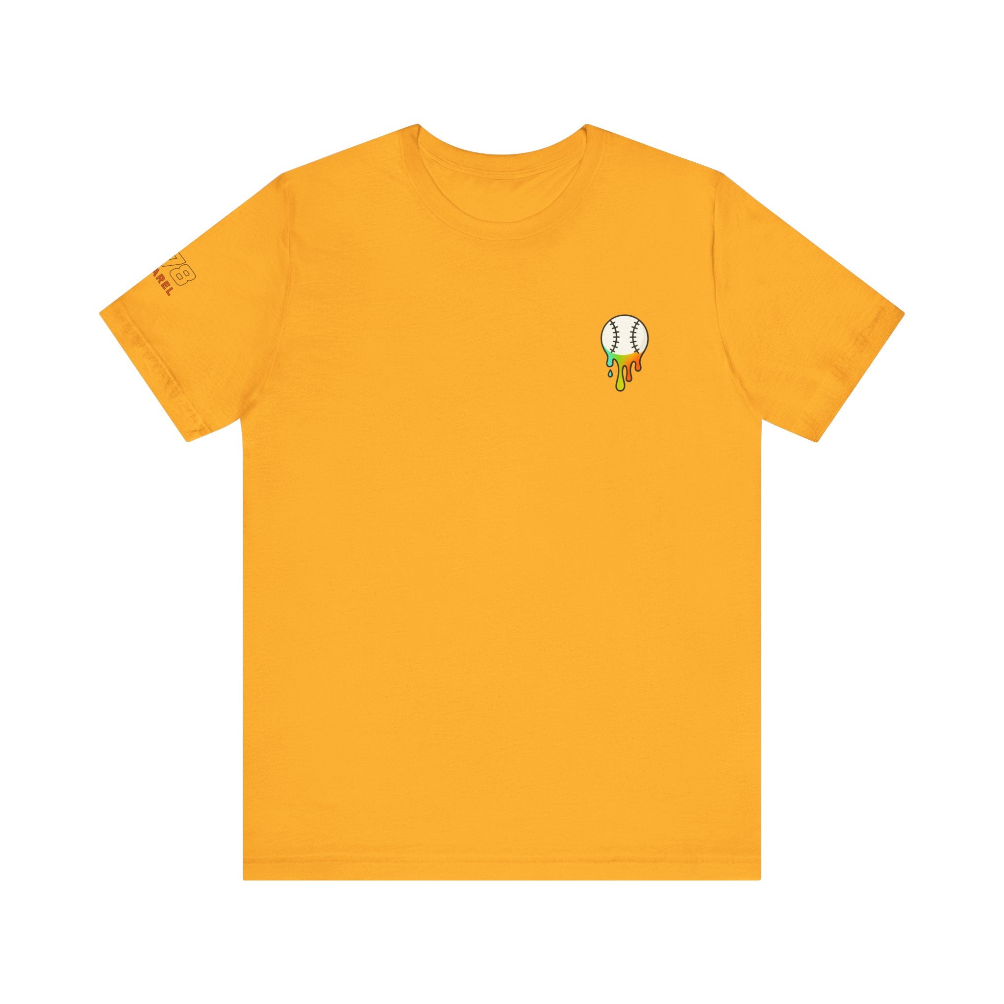 Whatever Blue Drippy Colorful Playful Tee for Baseball Lovers, Unique Sports Shirt, Fun Gift for Gamers, Unisex Summer Wear, Casual Tee for All Occasions