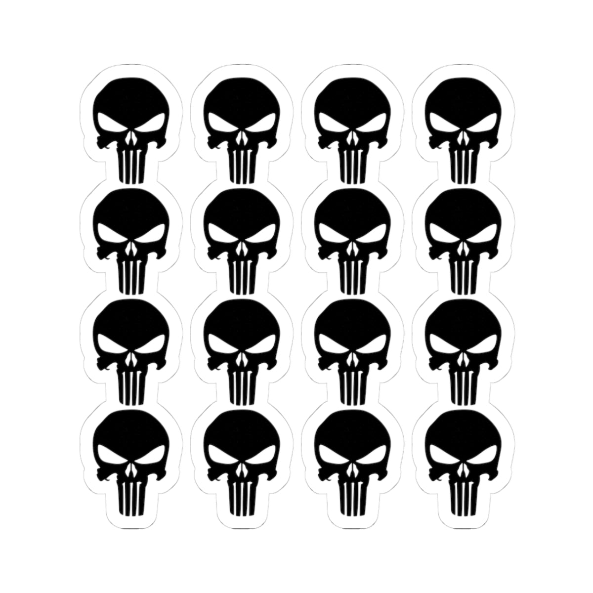 Punisher catchers Stickers, Edgy Laptop Decals, Punk Style Stickers, Halloween Decor, Unique Gift Ideas