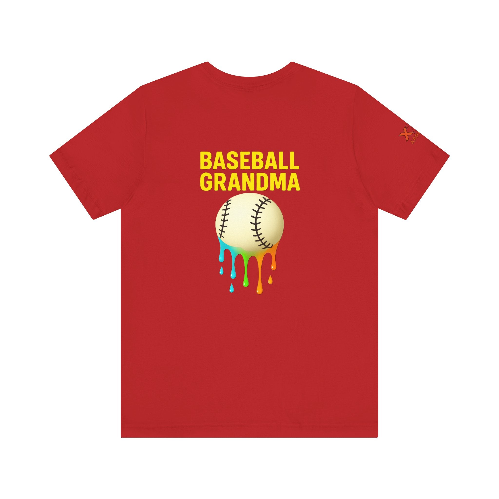 Baseball Grandma Drippy Unisex Tee, Perfect Gift for Baseball Lovers, Sporty T-Shirt for Moms, Fun Summer Wear, Birthday Gift Idea