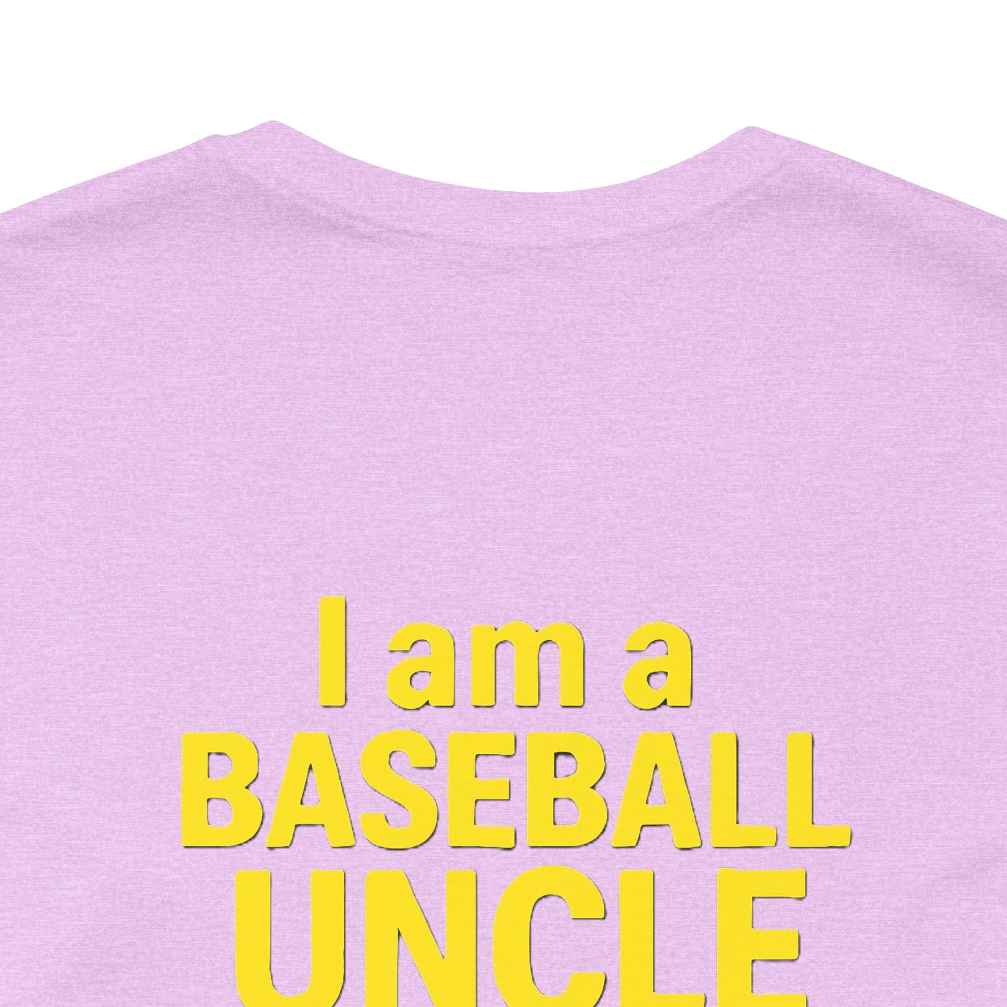 Baseball Uncle Tee, Funny Uncle Shirt, Gift for Baseball Lovers, Uncle Humor Tee, Baseball Family T-Shirt, Sports Gift