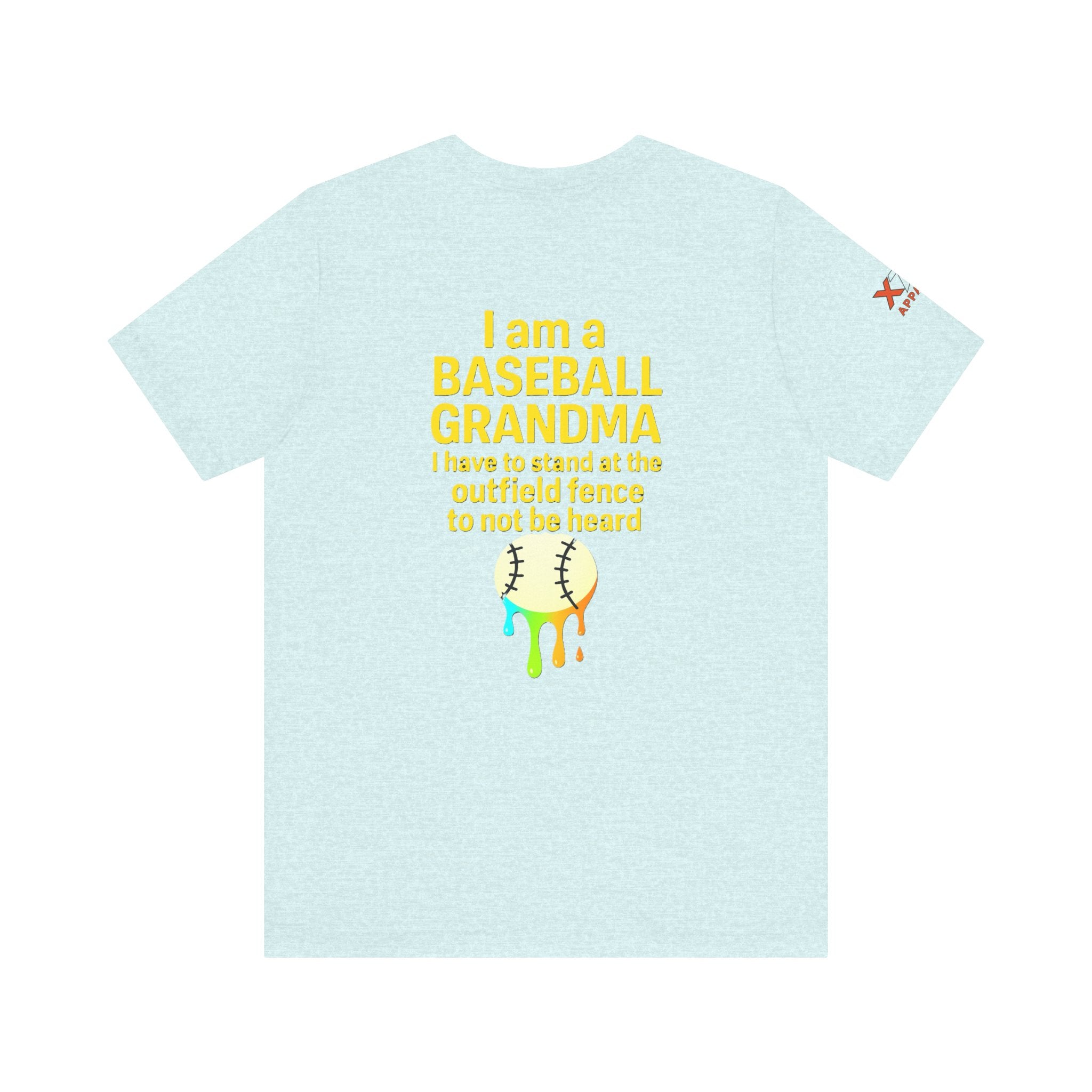 Baseball Grandma Not Heard DrippyTee, Funny Baseball Shirt, Gift for Grandma, Soft Cotton Top, Summer Baseball Outfit