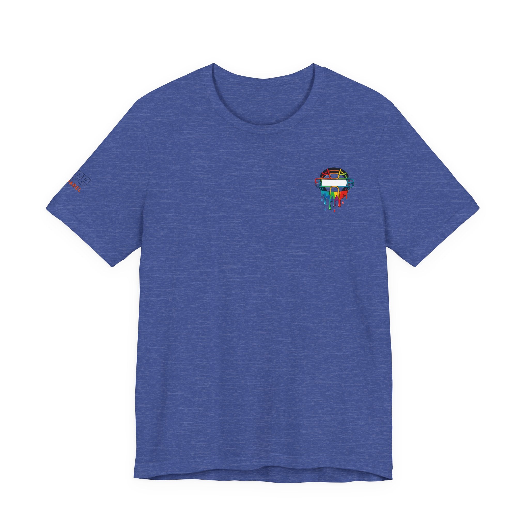 Nice Call Blue Drippy Cool Graphic Tee for Casual Vibes, Perfect for Everyday Wear, Music Festivals, Birthdays, Summer Outings, Unisex Style