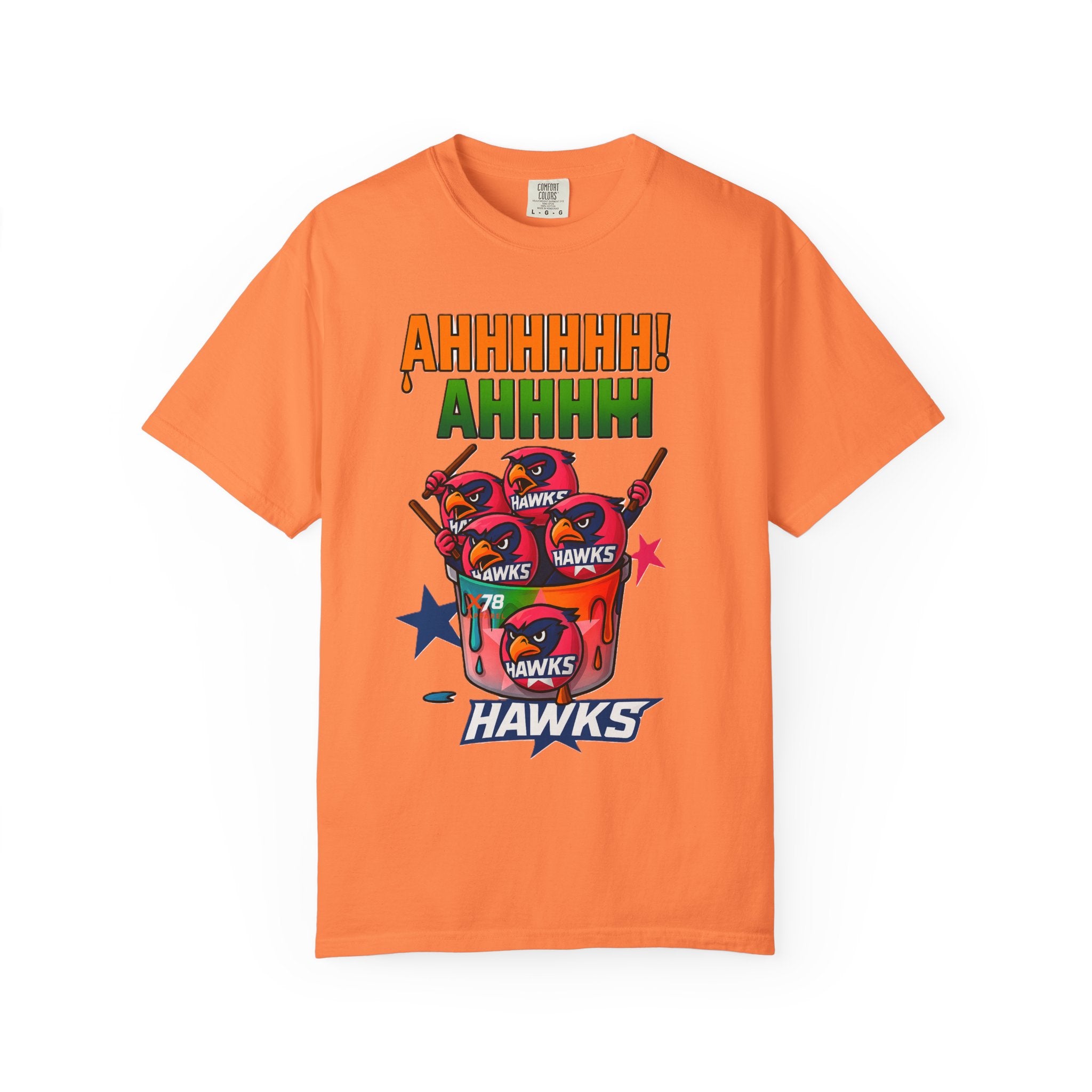'AHHHHH' Fun Graphic T-Shirt for Fans, Casual Wear, Unisex Shirt, Perfect Gift for Sports Lovers, Vintage Style Tee