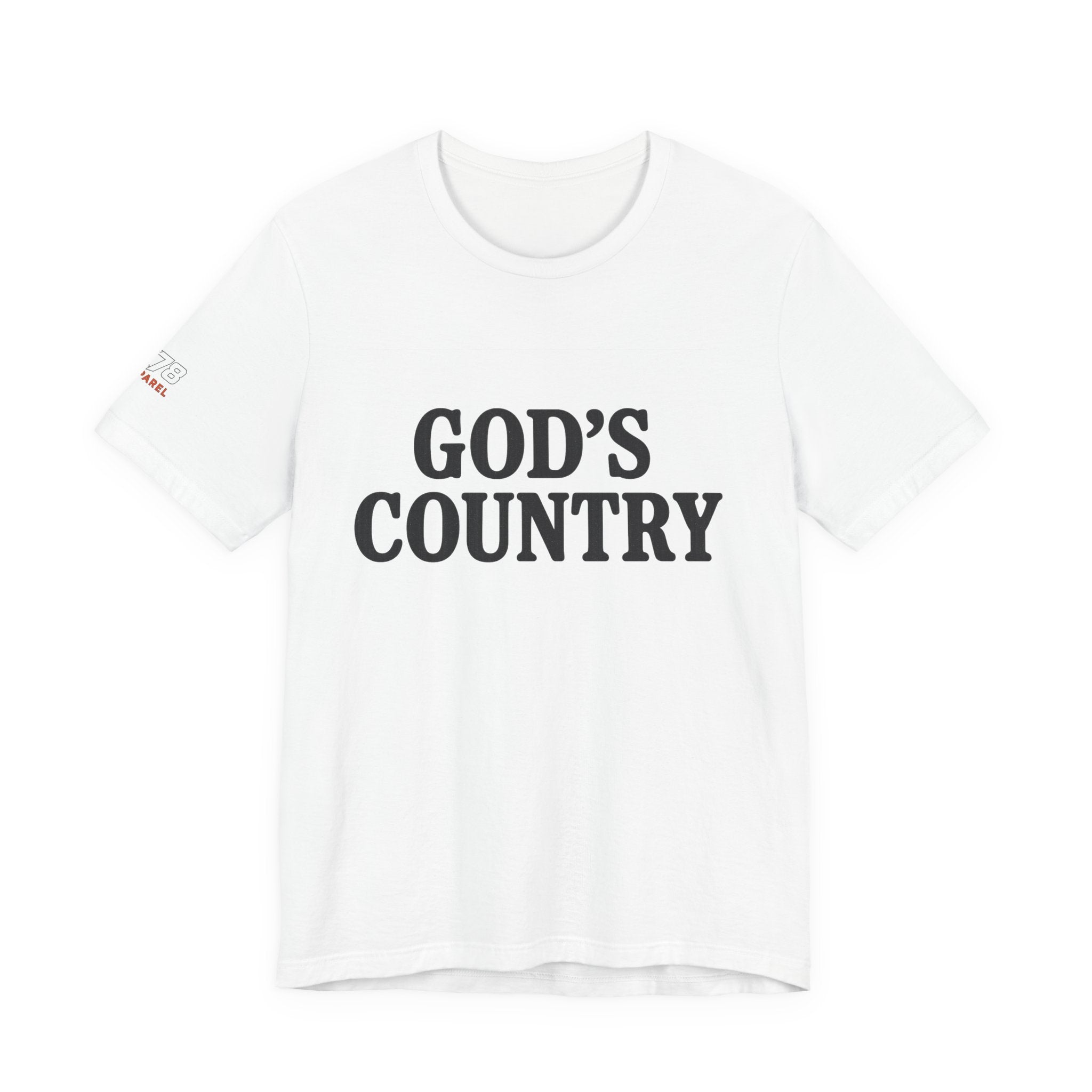 God's Country Tee, Casual Wear, Outdoor Activities, Faith-Based Apparel, Gift for Believers, Summer Wardrobe