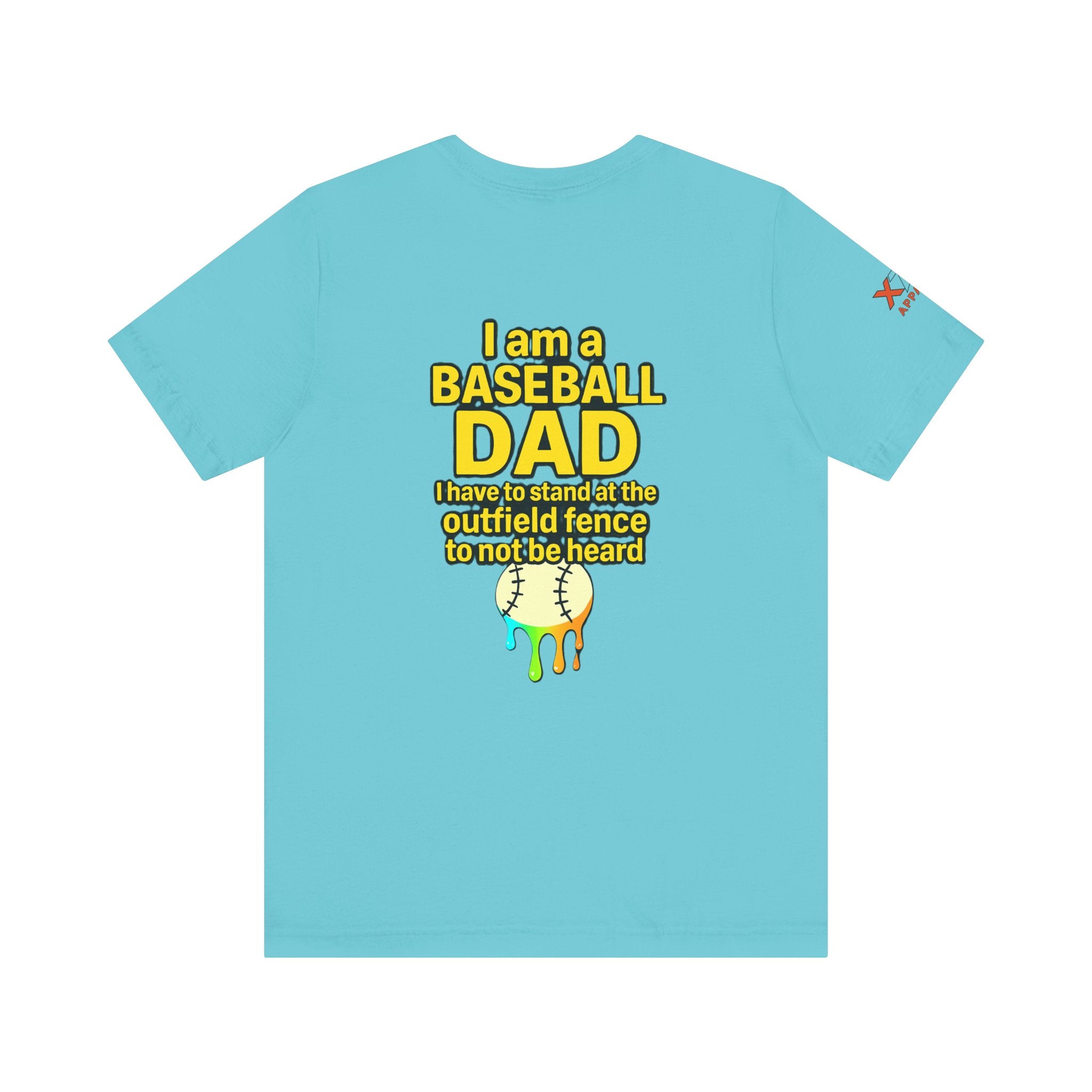 Baseball Dad Not Heard Drippy T-Shirt, Unisex Jersey Tee, Father's Day Gift, Sports Apparel, Outdoor Fun, Parenting Humor Shirt