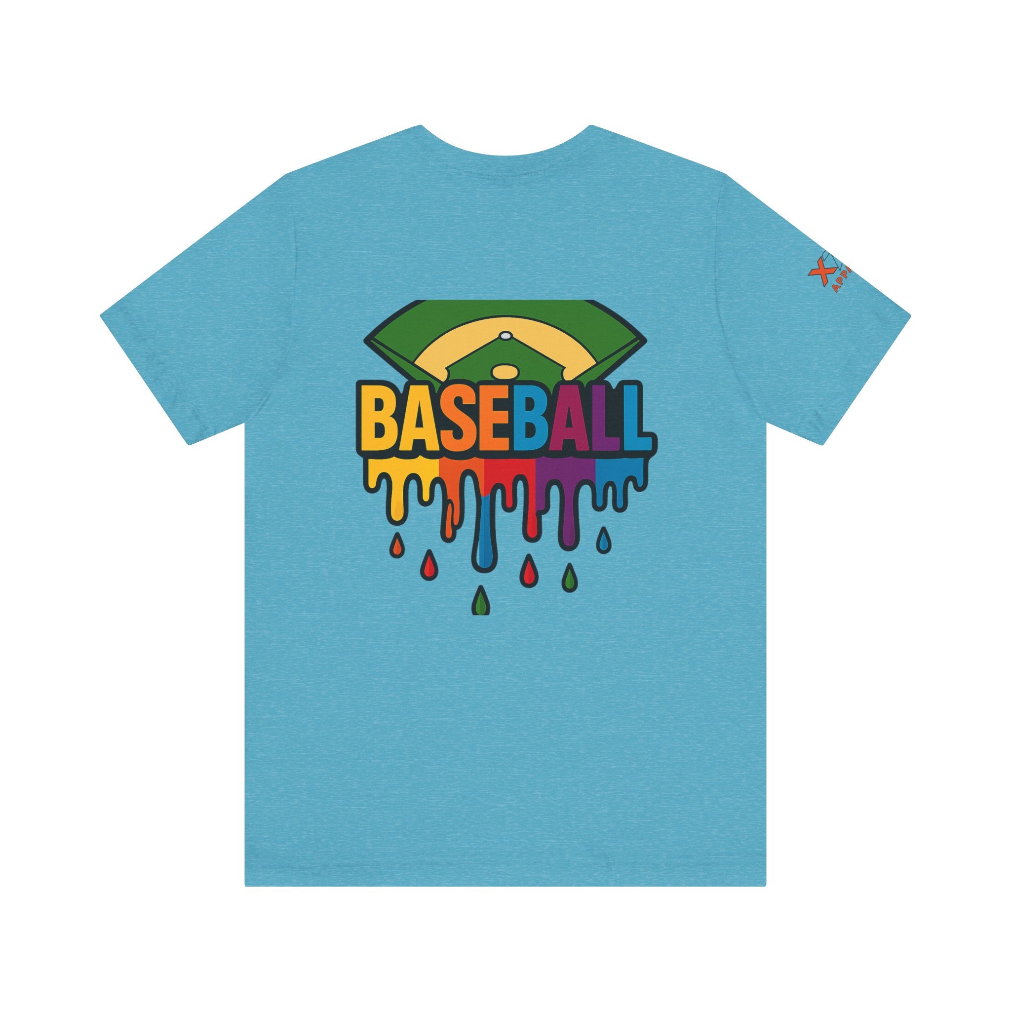 Baseball Drippy Unisex Jersey Short Sleeve Tee