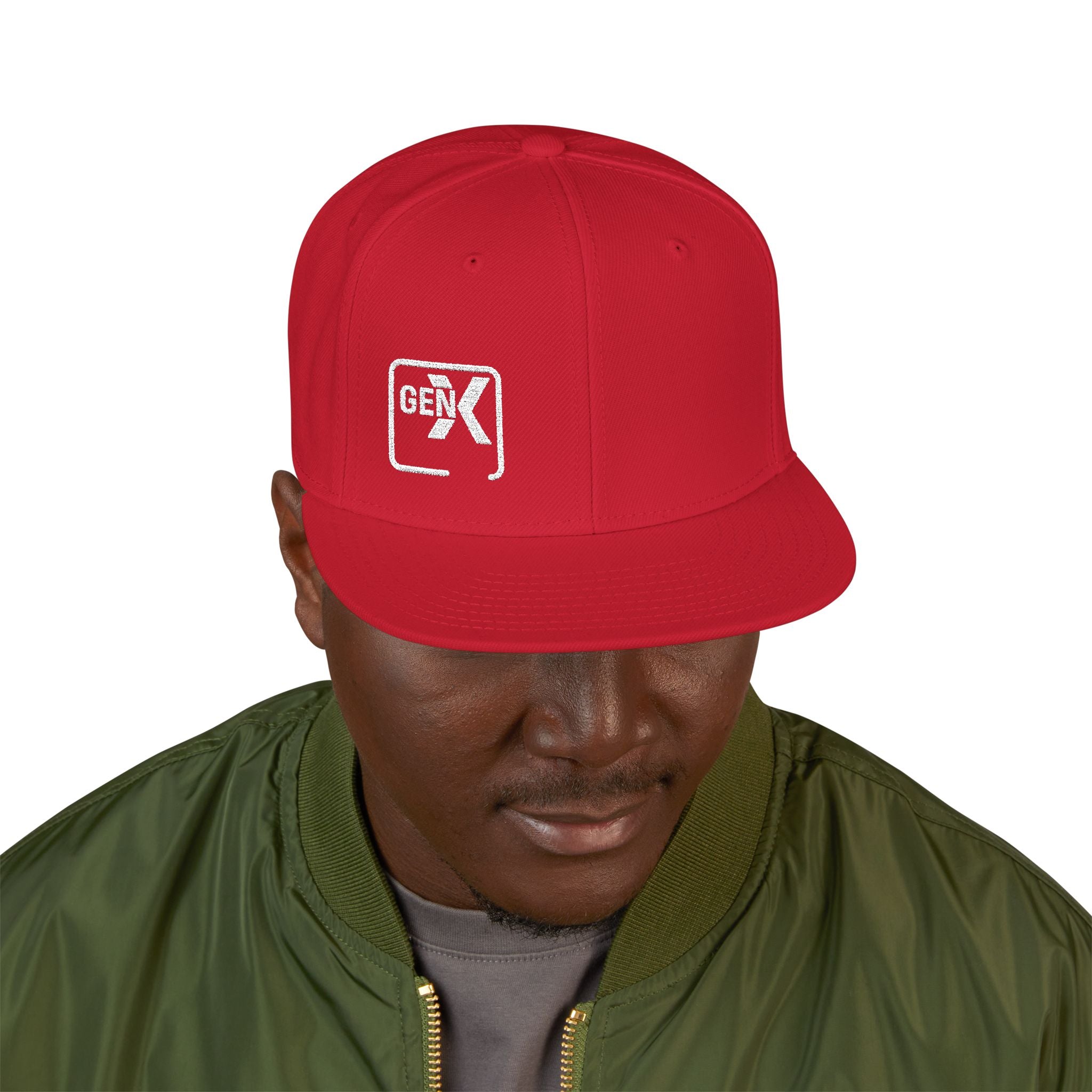 'Gen X 2' Embroidered Snapback Cap for Trendsetters, Streetwear Hat for All Occasions, Gift for Him/Her, Fashion Accessory, Cool Casual Wear