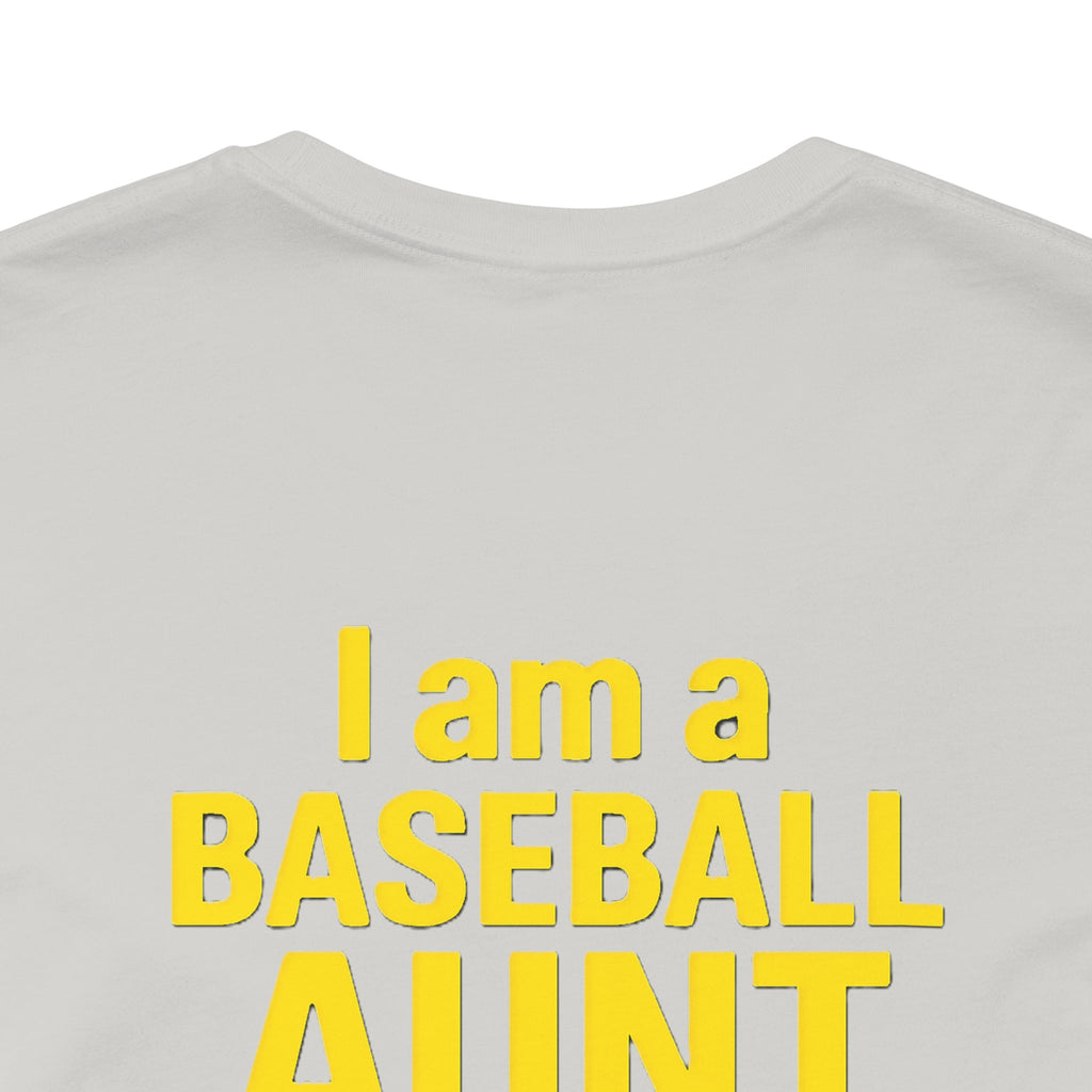 Baseball Aunt Not Heard Drippy Tee, Fun Baseball Shirt, Gifts for Sports Moms, Summer Apparel, Soft Cotton T-Shirt, Game Day Outfit