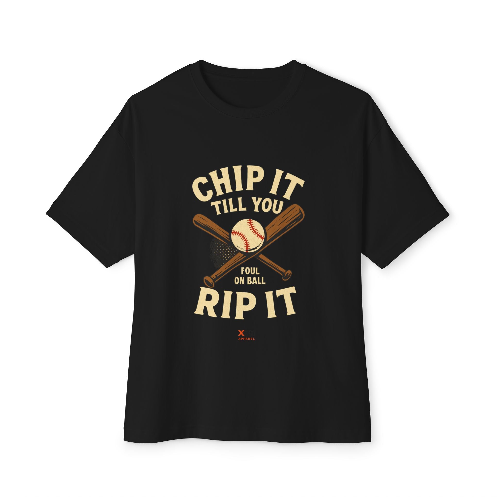 'Chip it till you' Unisex Oversized Boxy Tee