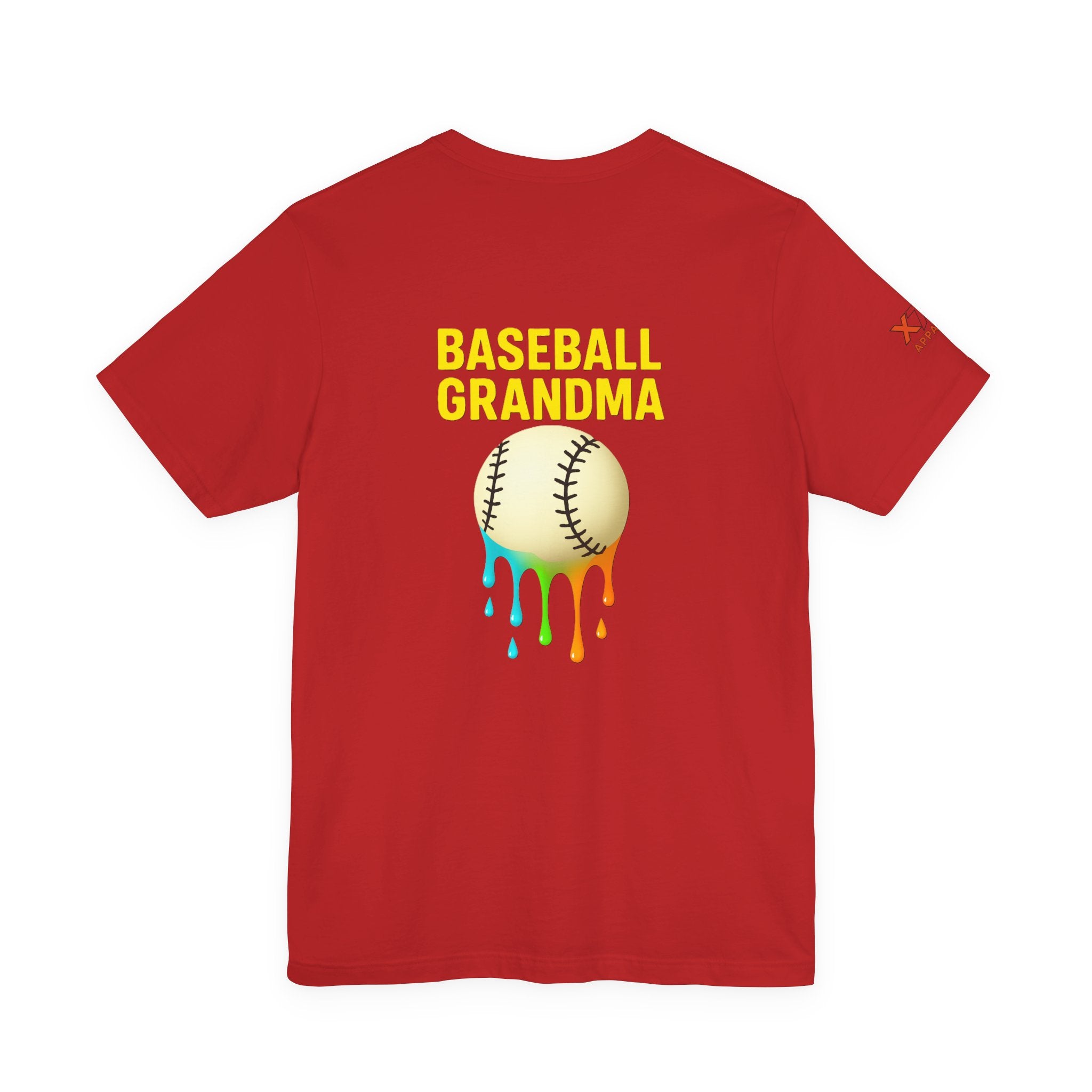 Baseball Grandma Drippy Unisex Tee, Perfect Gift for Baseball Lovers, Sporty T-Shirt for Moms, Fun Summer Wear, Birthday Gift Idea