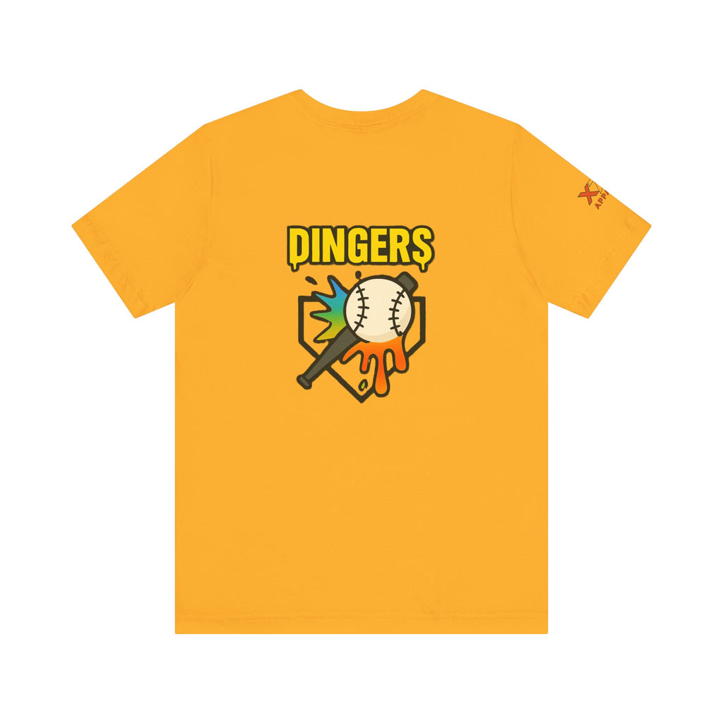 Dingers Baseball Graphic Tee, Unisex Sports Shirt, Dingers Baseball Tee, Trendy Sportswear, Perfect Gift for Athletes