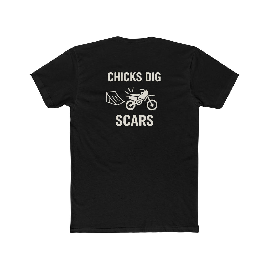 'Gen X Chicks Dig Scars Dirt Bike' Unisex Cotton Crew Tee - Fun Motorcycle Graphic Shirt, Casual Gift for Bikers, Adventure Lovers, Unique T-Shirt, [...]