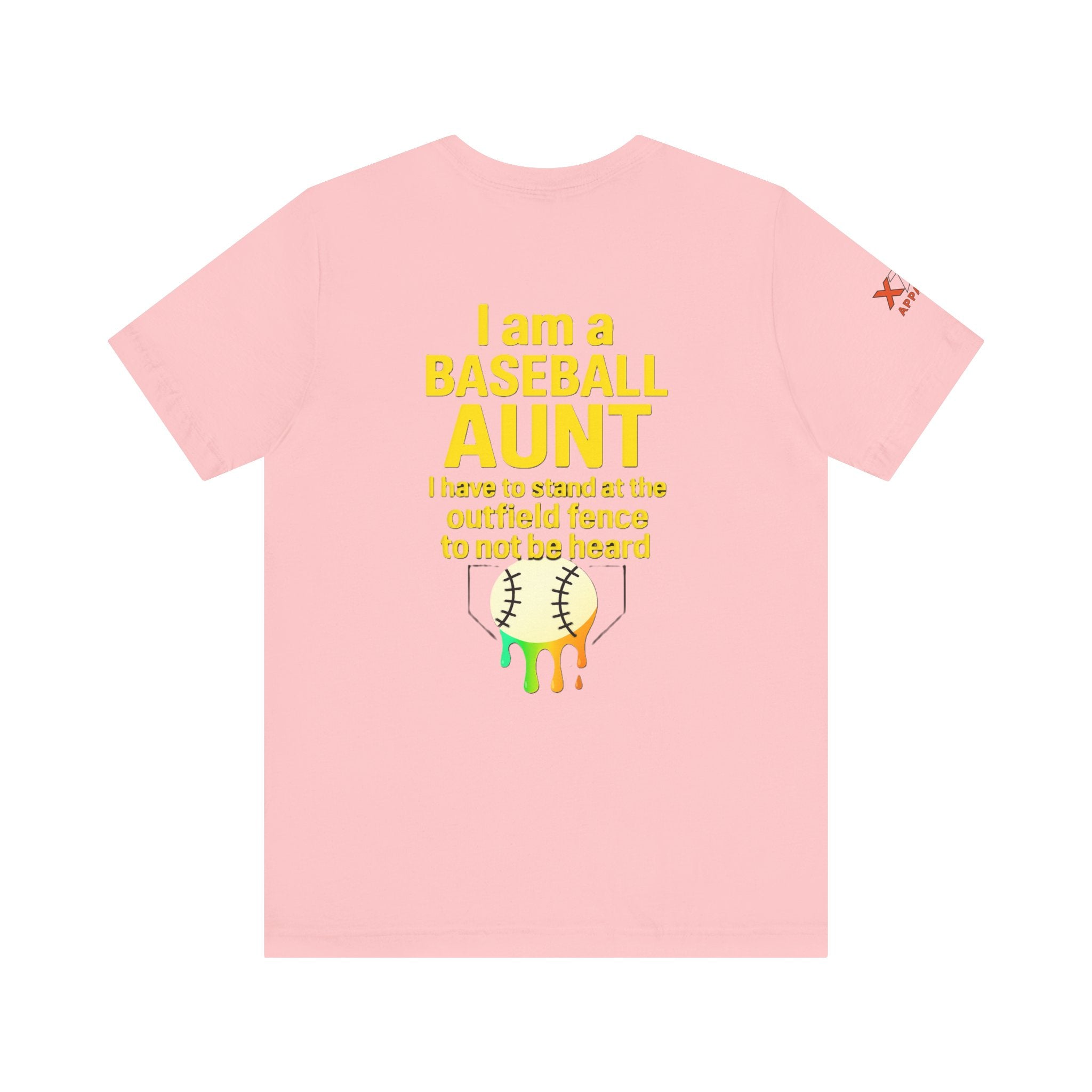 Baseball Aunt Not Heard Drippy Tee, Fun Baseball Shirt, Gifts for Sports Moms, Summer Apparel, Soft Cotton T-Shirt, Game Day Outfit