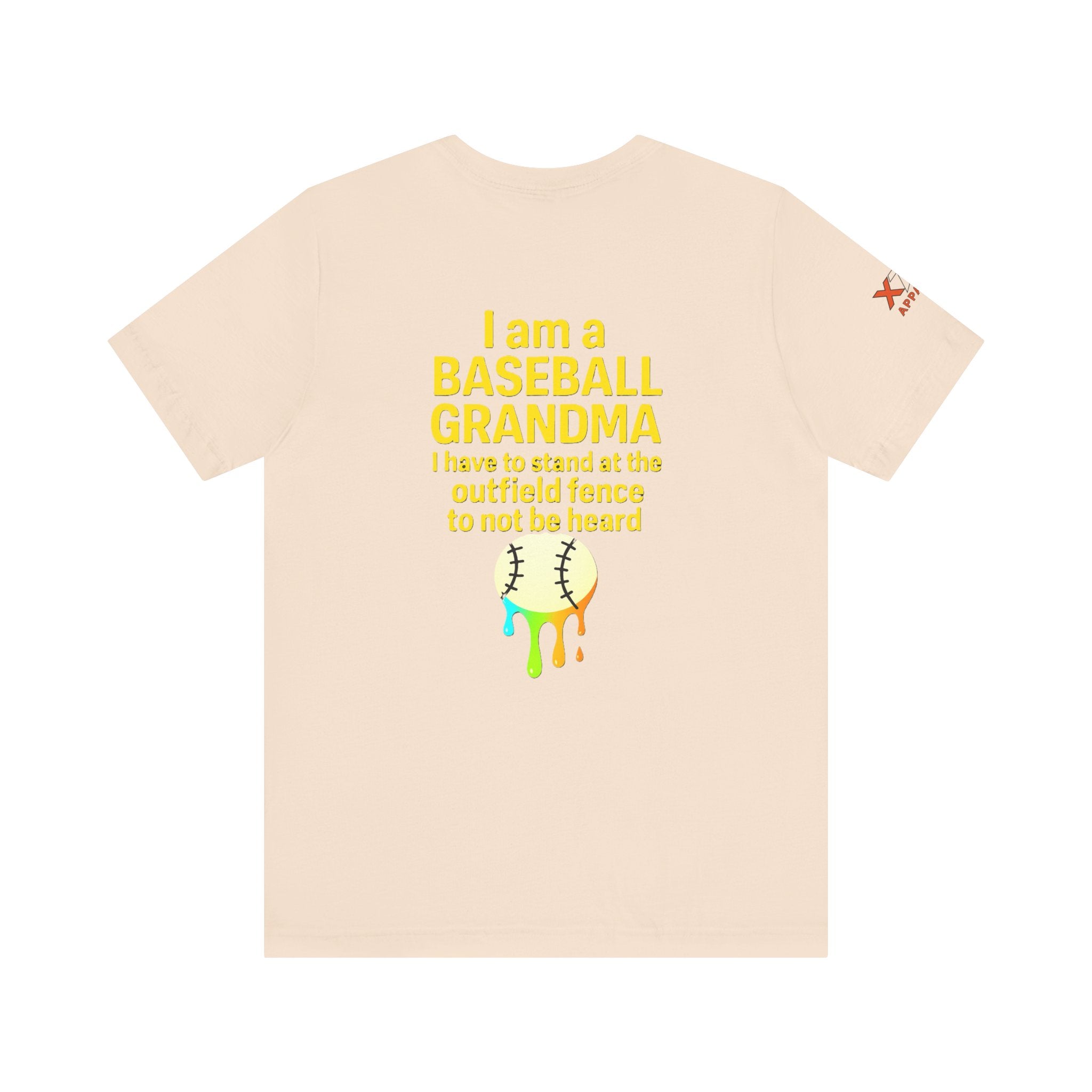 Baseball Grandma Not Heard DrippyTee, Funny Baseball Shirt, Gift for Grandma, Soft Cotton Top, Summer Baseball Outfit