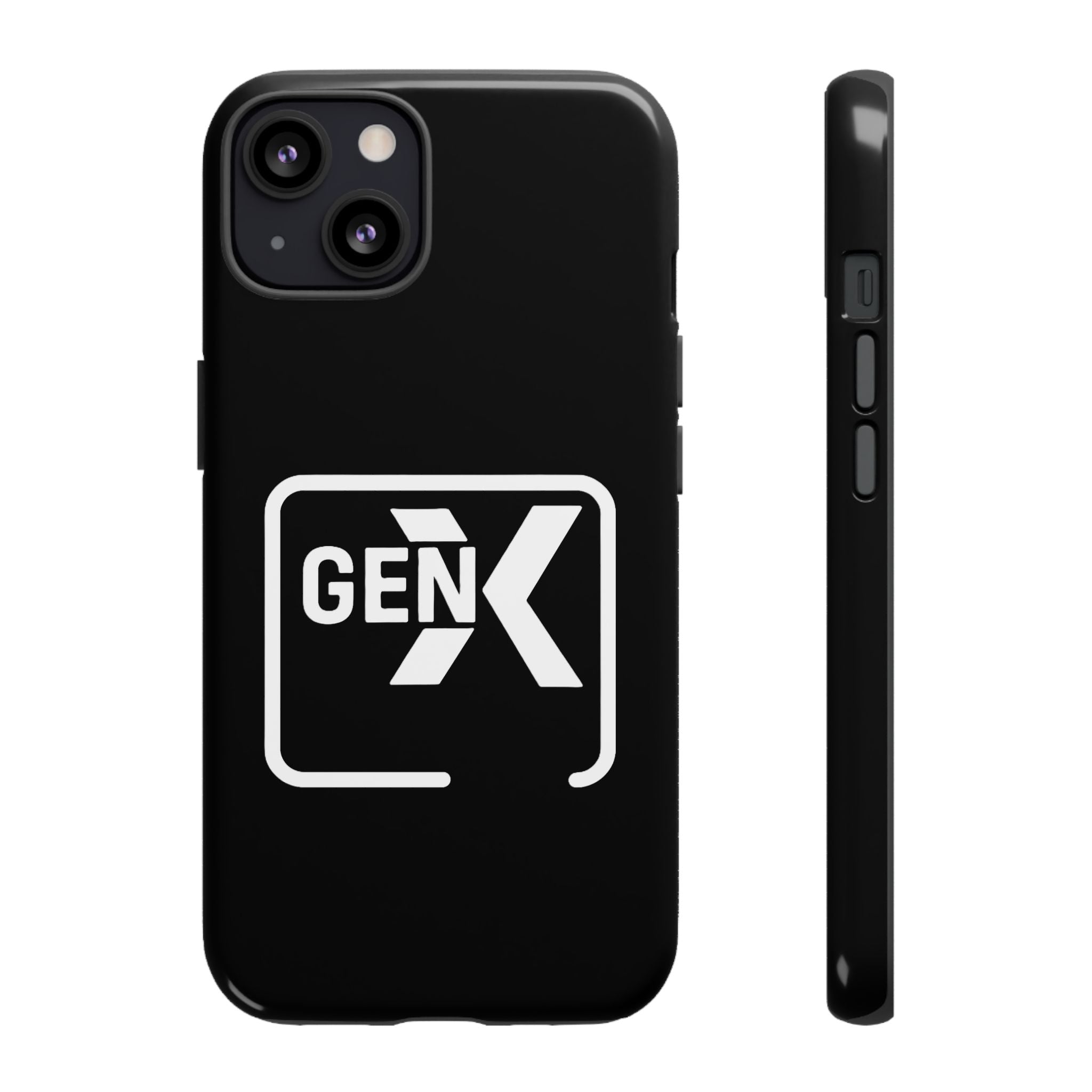 'Gen X' Phone Case, Tough Phone Cover, Retro Aesthetic iPhone Case, Vintage Style Cell Phone Accessories, Gift for Gen X