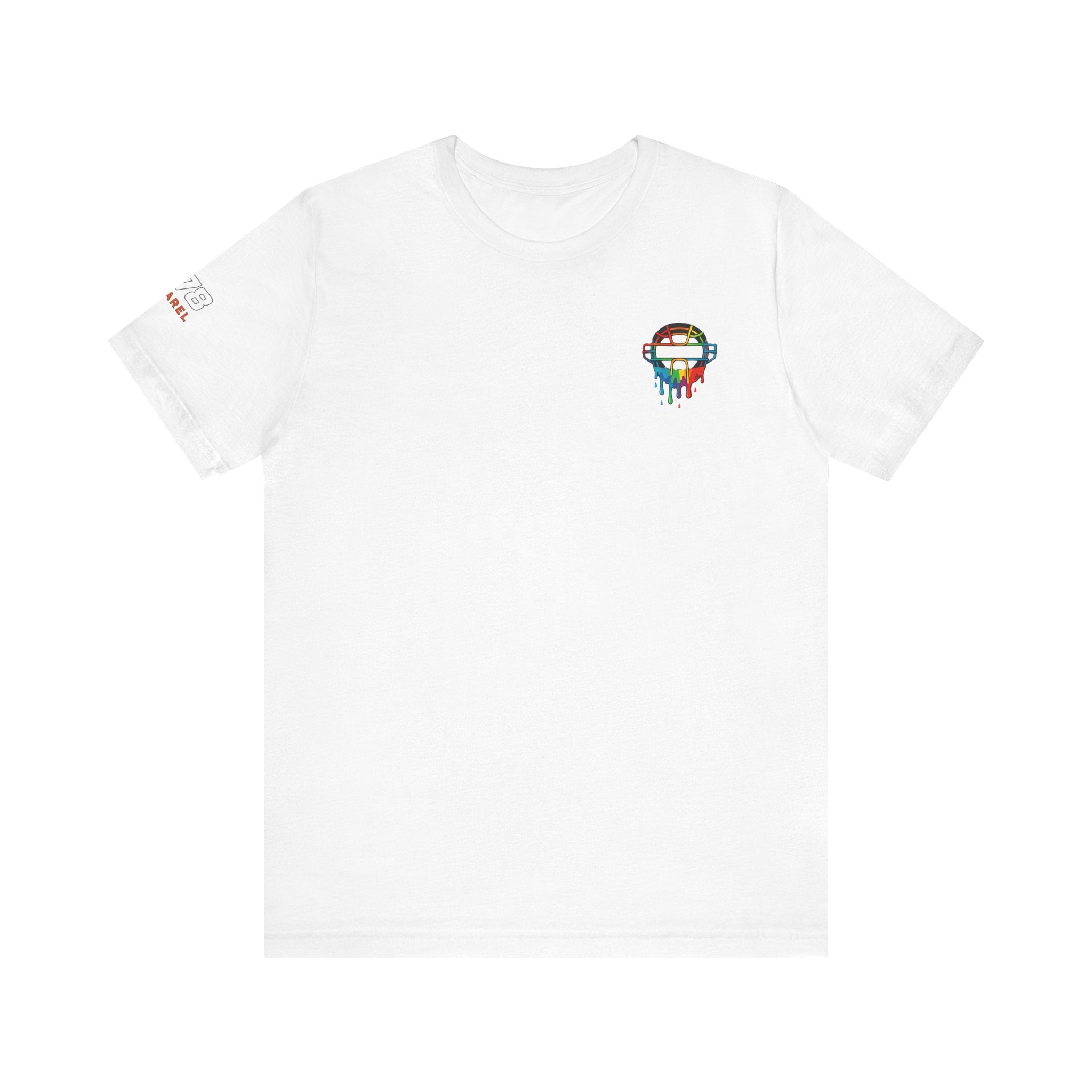 You Missed That one Blue Drippy Colorful Graphic Tee with Art-Inspired Print, Unisex Jersey Short Sleeve Shirt, Casual Wear, Gift for Artists, Summer Fashion