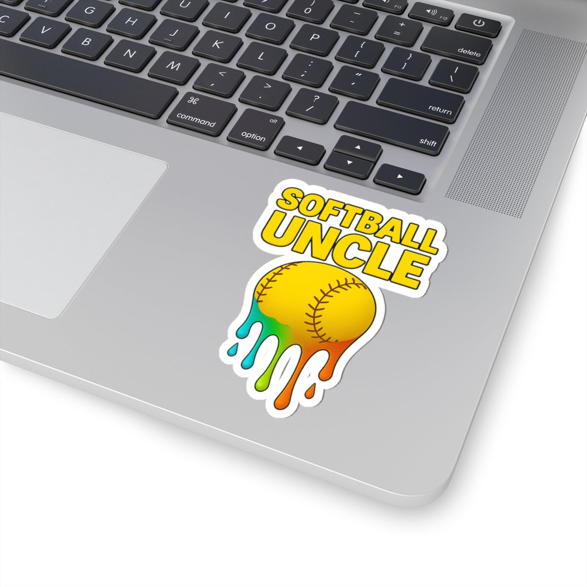 Drippy Softball Uncle Sticker