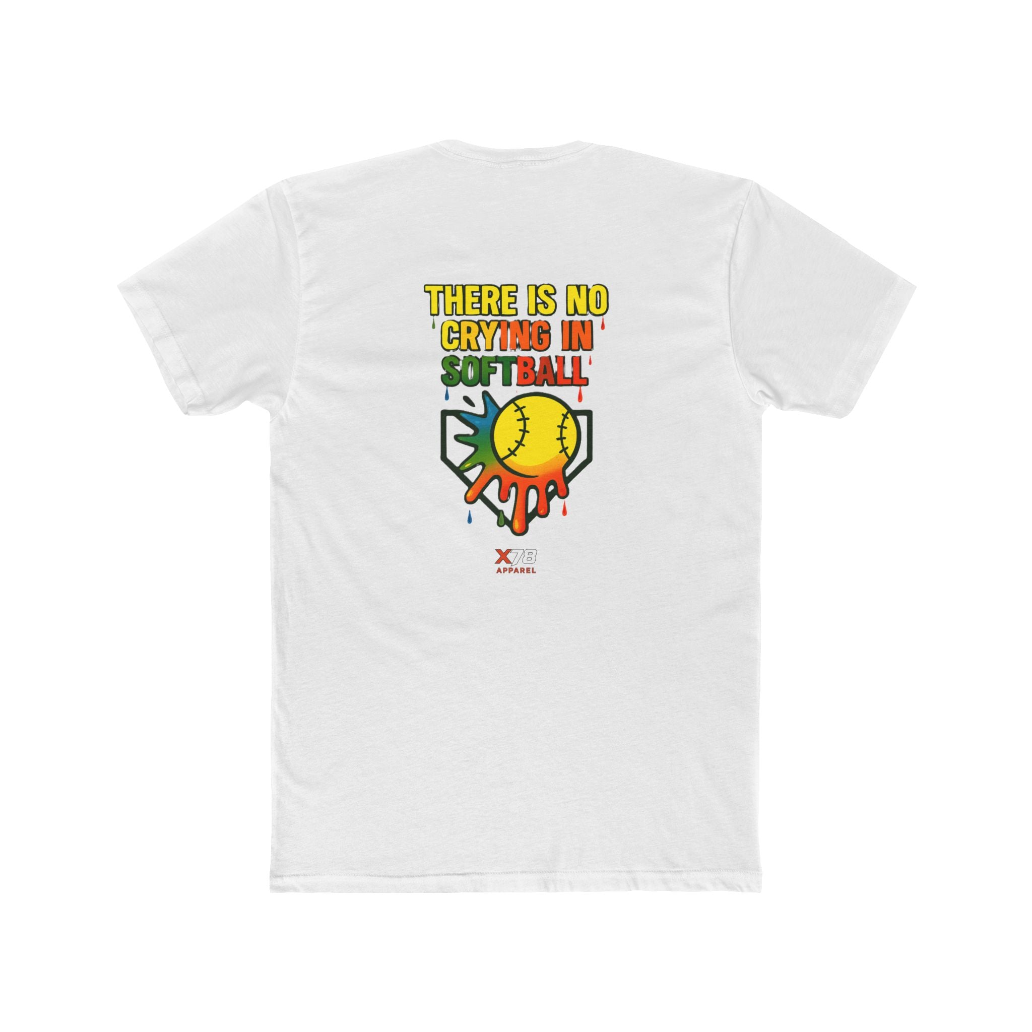 'No Crying in Softball' Humor Tee, Fun Unisex Crew Neck, Gift for Sports Lovers, No Crying in Softball Shirt, Summer Sports Apparel