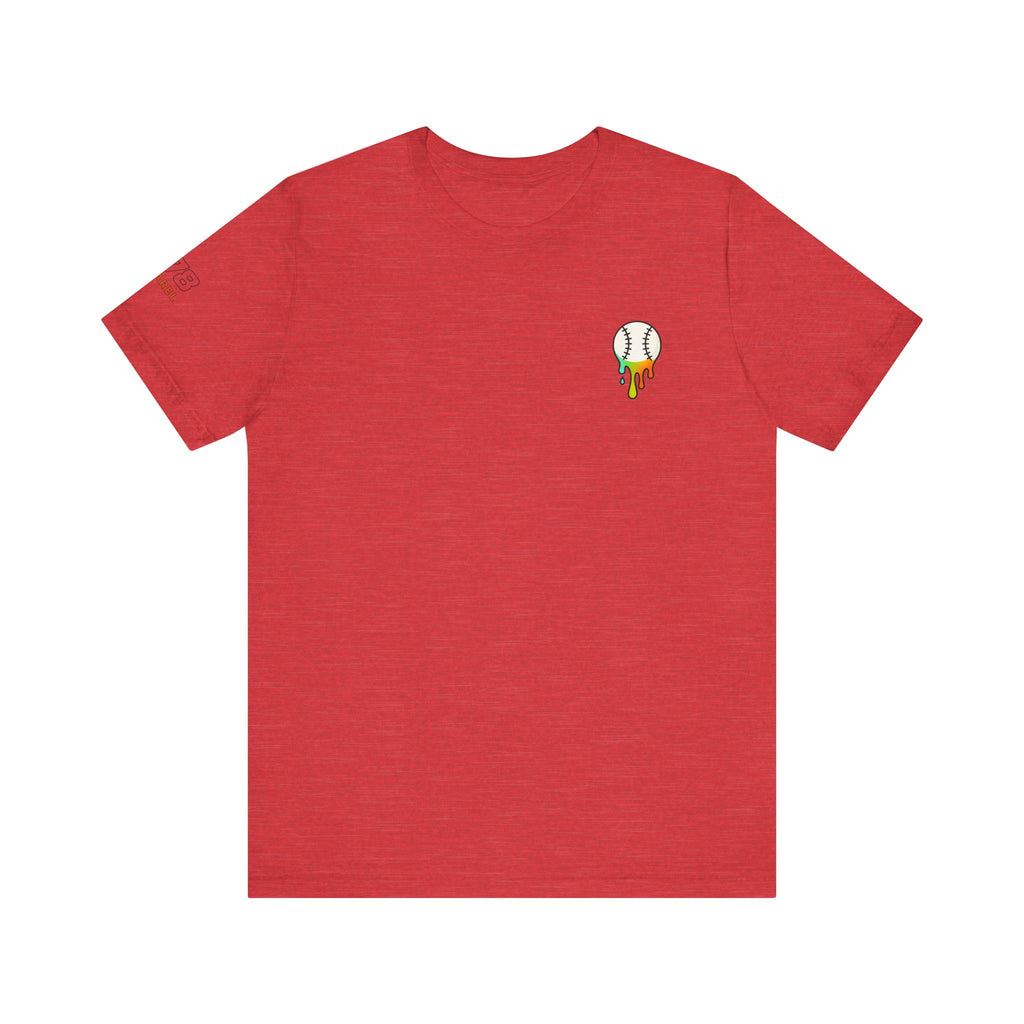 Baseball Drippy Unisex Jersey Short Sleeve Tee