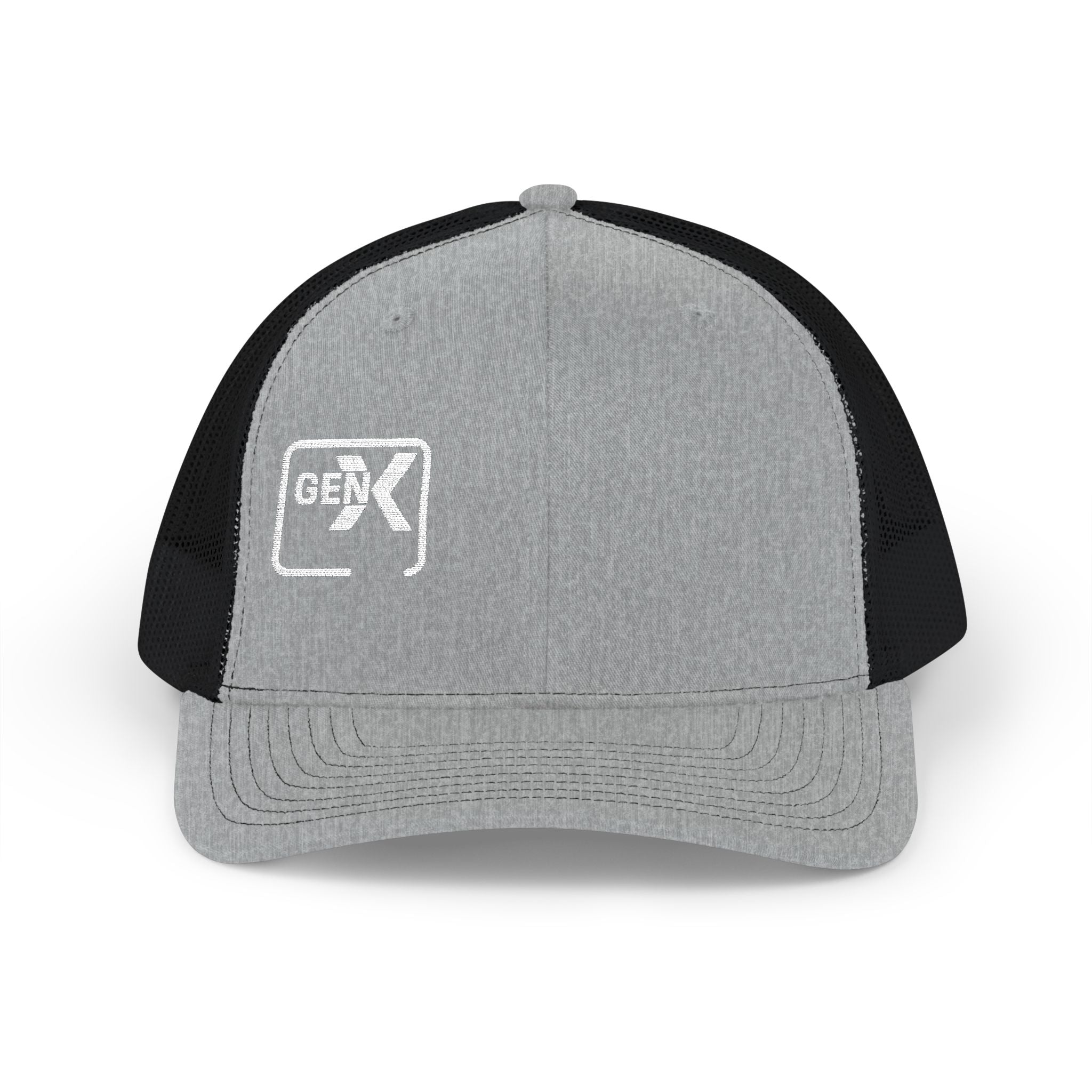 'Gen X' Stylish Snapback Trucker Cap for Everyday Wear, Embroidered Hat, Trendy Baseball Cap, Outdoor Cap for Men and Women