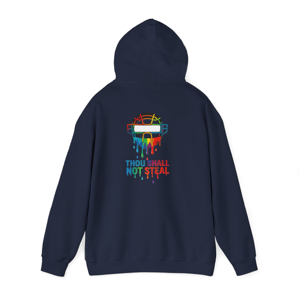 Drippy Thou Shall Not Steel Hoodie