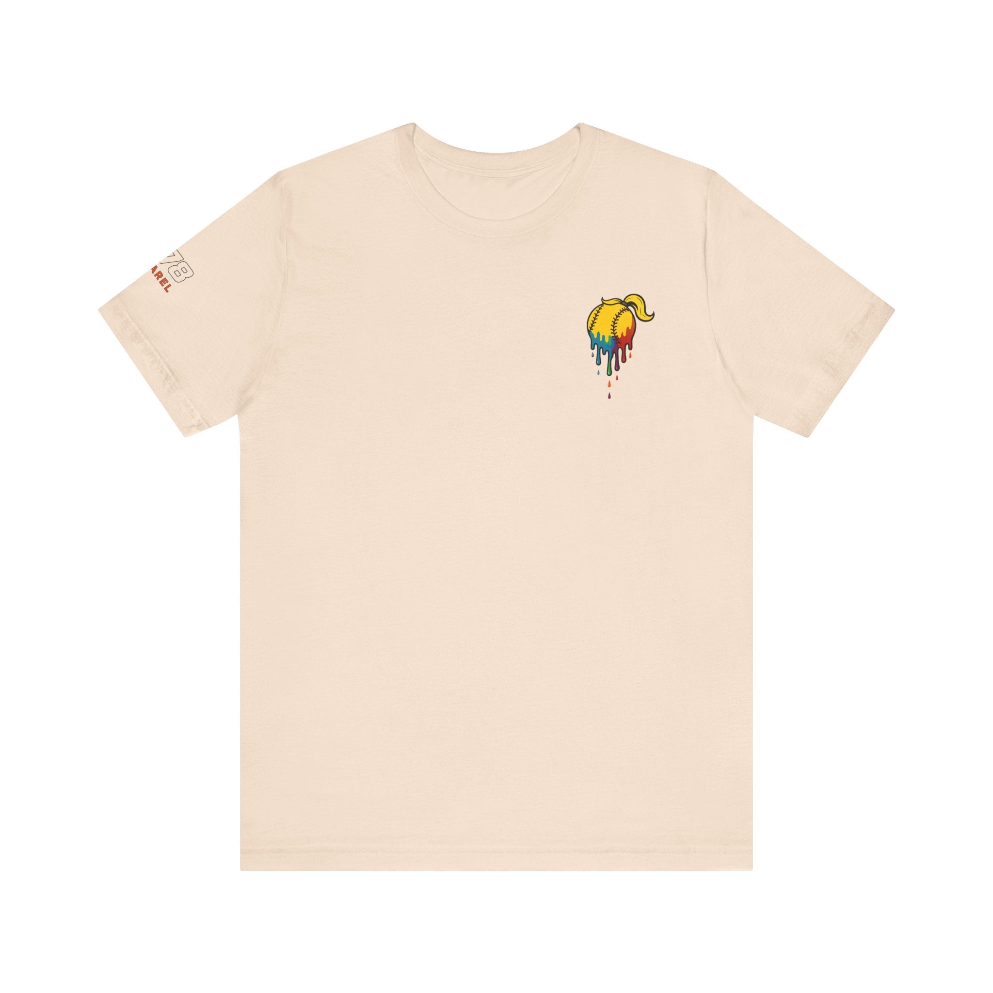 Mommyball Drippy Coach Tee - Unisex Jersey Short Sleeve T-Shirt, Softball Mom Gift, Sporty Graphic Tee, Coaching Shirt, Fun Sports Apparel
