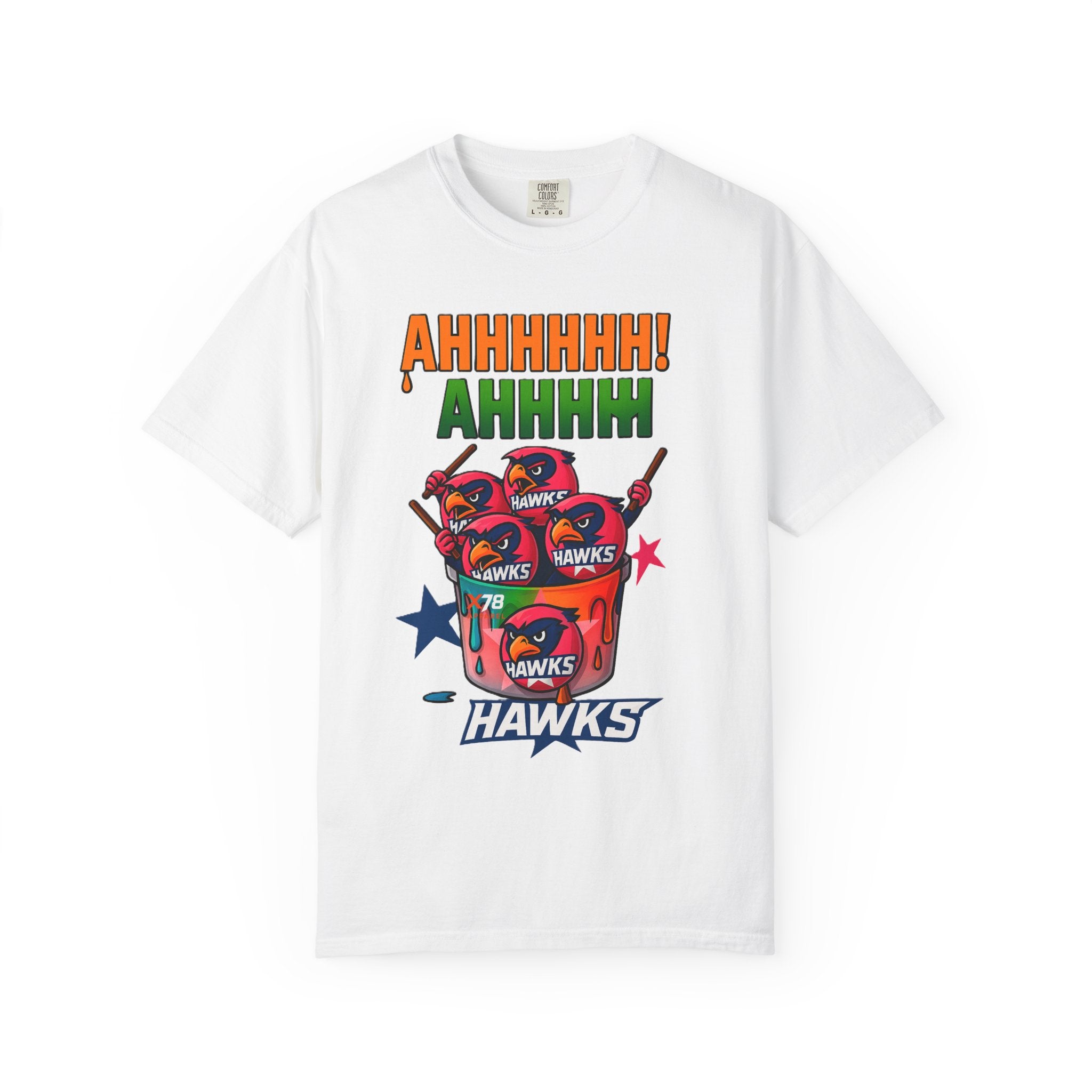 'AHHHHH' Fun Graphic T-Shirt for Fans, Casual Wear, Unisex Shirt, Perfect Gift for Sports Lovers, Vintage Style Tee
