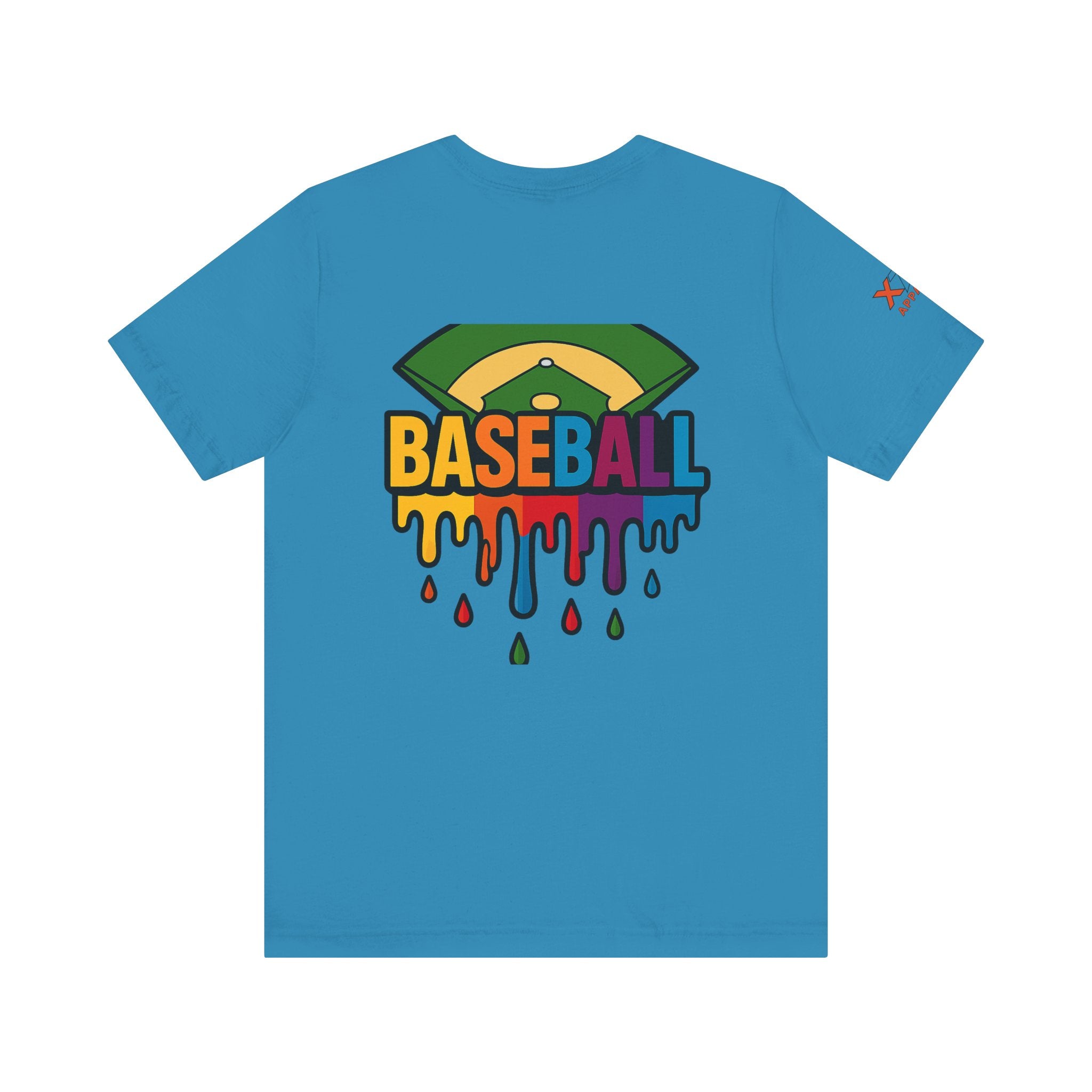 Baseball Drippy Unisex Jersey Short Sleeve Tee