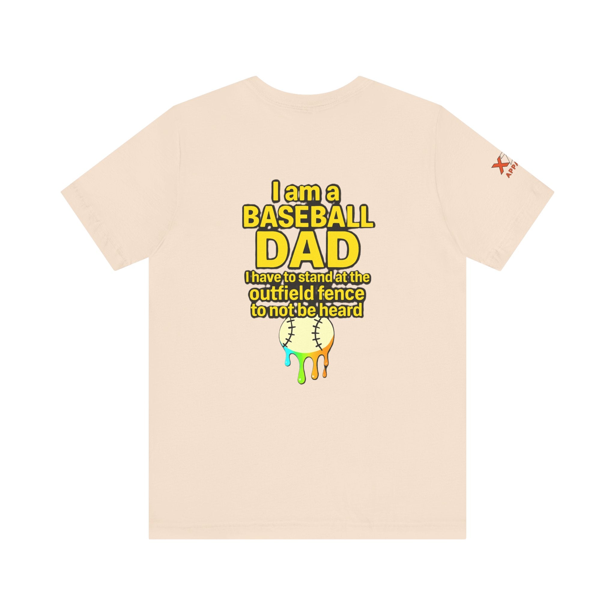Baseball Dad Not Heard Drippy T-Shirt, Unisex Jersey Tee, Father's Day Gift, Sports Apparel, Outdoor Fun, Parenting Humor Shirt