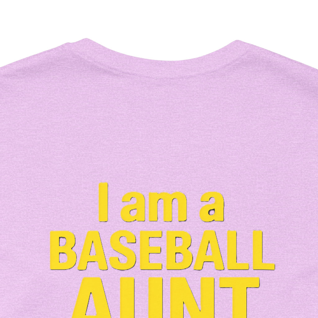 Baseball Aunt Not Heard Drippy Tee, Fun Baseball Shirt, Gifts for Sports Moms, Summer Apparel, Soft Cotton T-Shirt, Game Day Outfit
