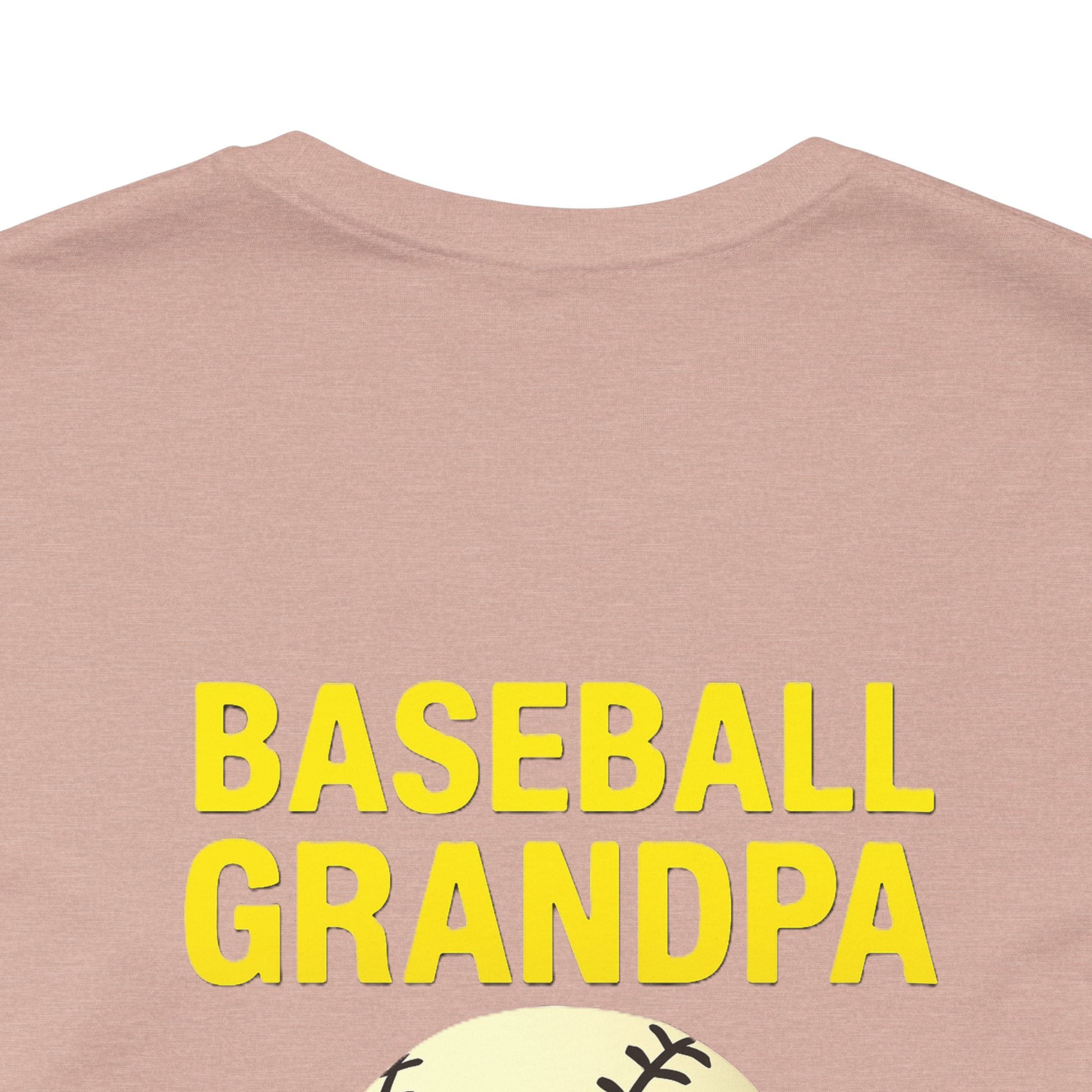 Baseball Grandpa Drippy Unisex Tee, Colorful Baseball Shirt, Gift for Grandpa, Vintage Style T-Shirt, Soft Cotton Tee