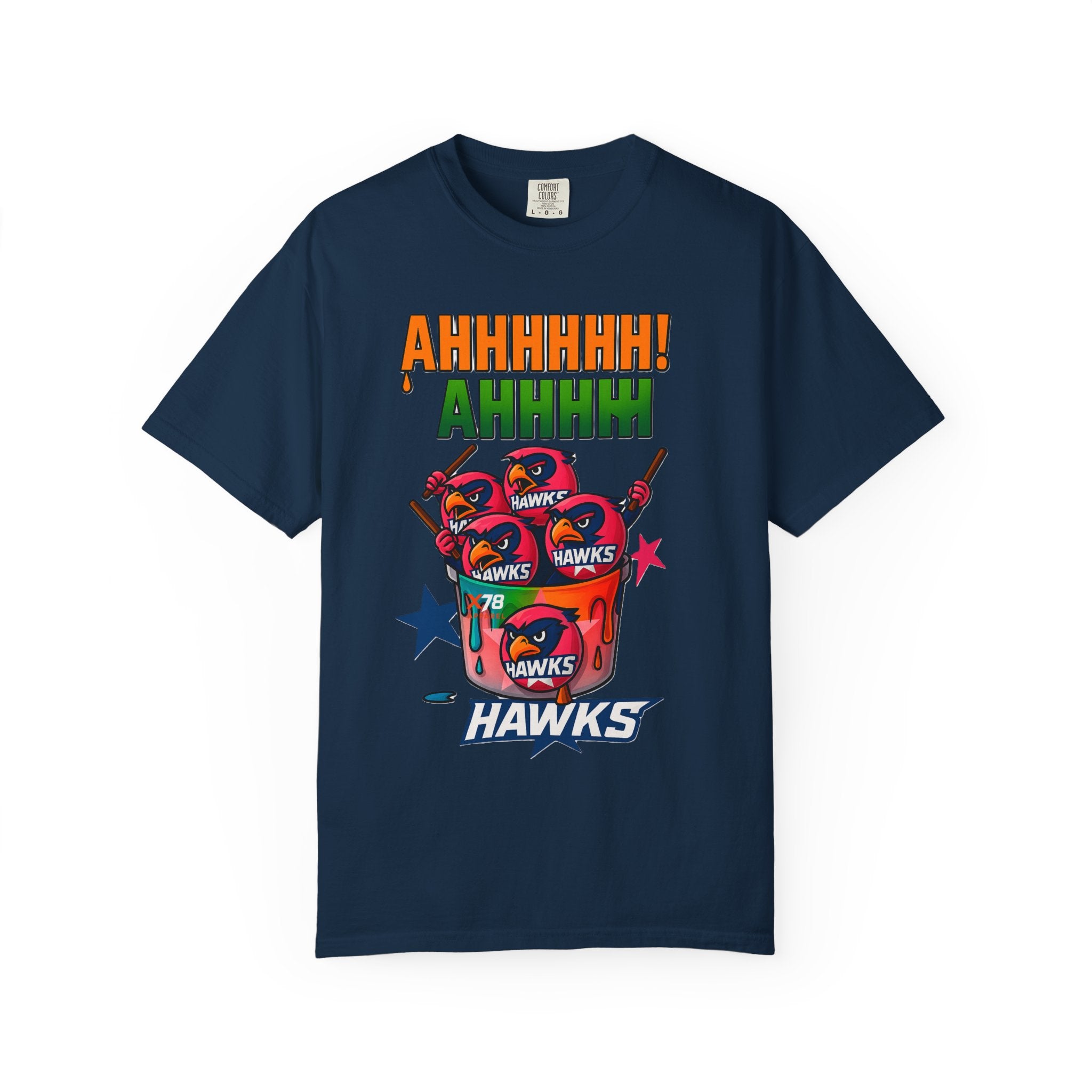 'AHHHHH' Fun Graphic T-Shirt for Fans, Casual Wear, Unisex Shirt, Perfect Gift for Sports Lovers, Vintage Style Tee