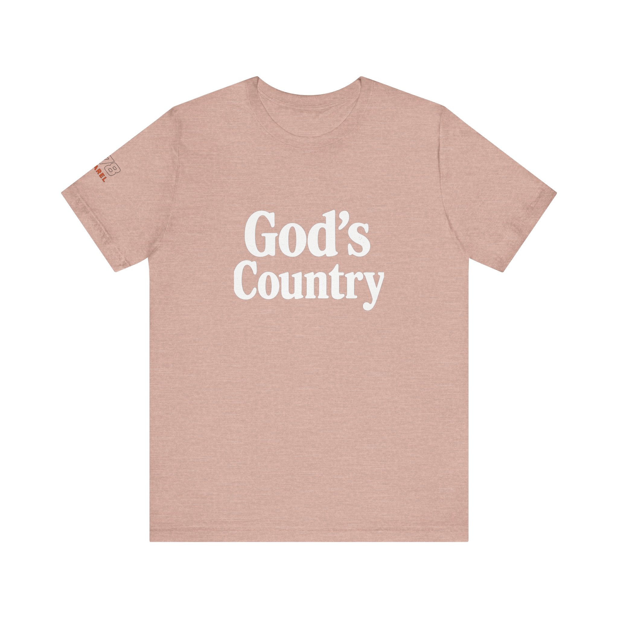 God's Country Tee, Casual Wear, Outdoor Activities, Faith-Based Apparel, Gift for Believers, Summer Wardrobe