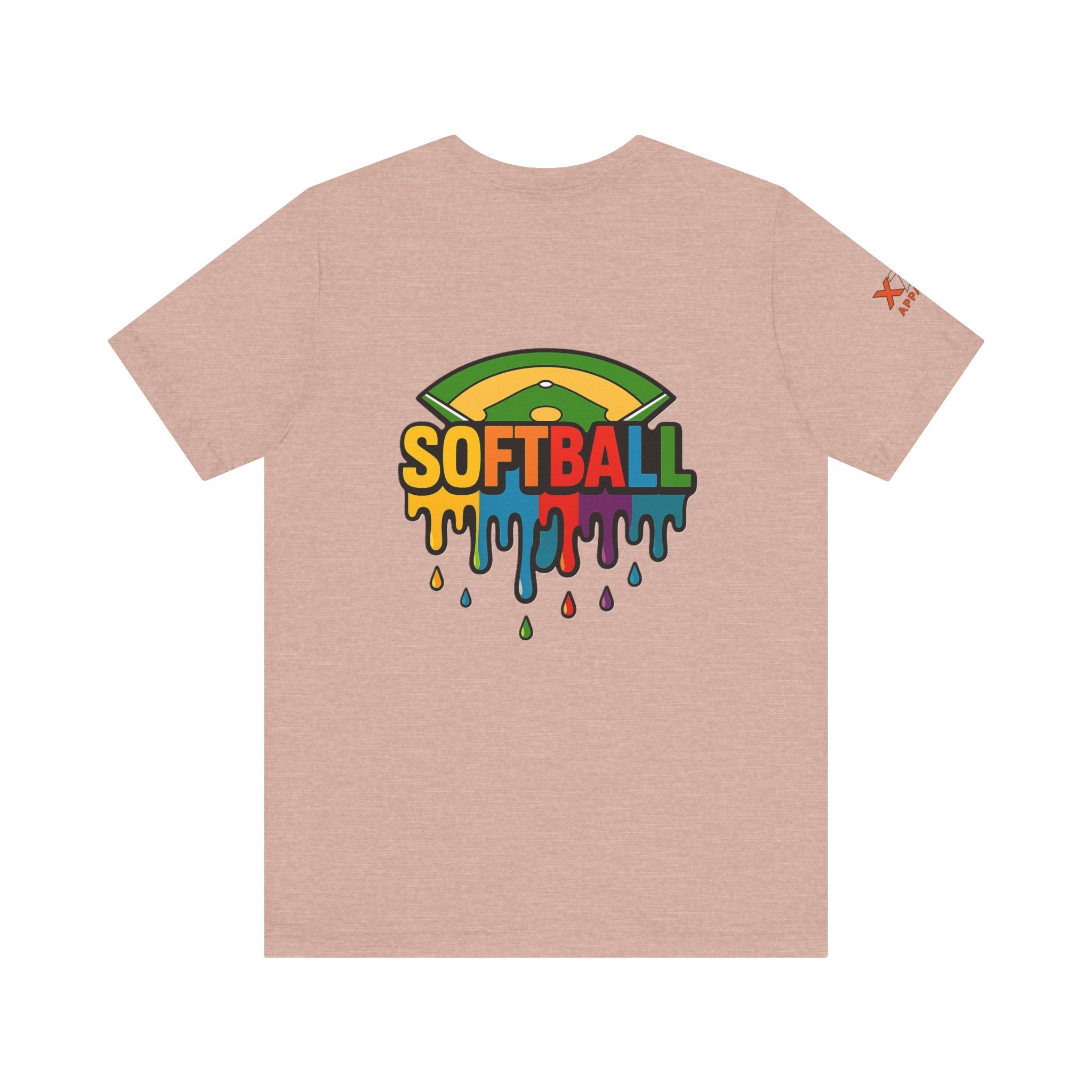 Softball Drippy Tee, Unisex Jersey Shirt, Sports Fan Apparel, Gift for Athletes, Casual Summer Top, Fun Team Spirit T-Shirt