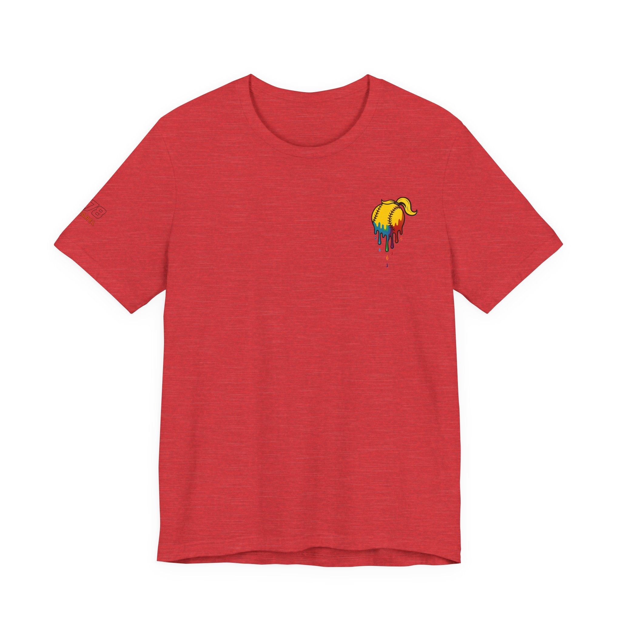 I Am a Softball Mom not heard Drippy, Family Gift, Funny Sports Apparel, Summer Shirt, Activewear