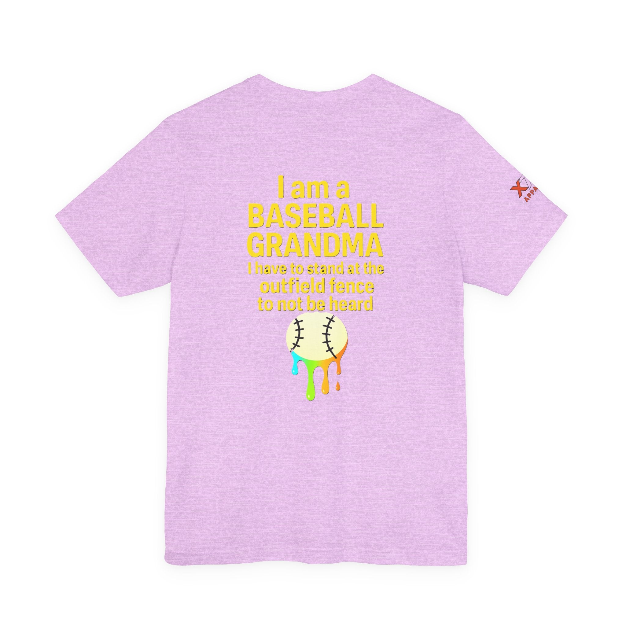 Baseball Grandma Not Heard DrippyTee, Funny Baseball Shirt, Gift for Grandma, Soft Cotton Top, Summer Baseball Outfit